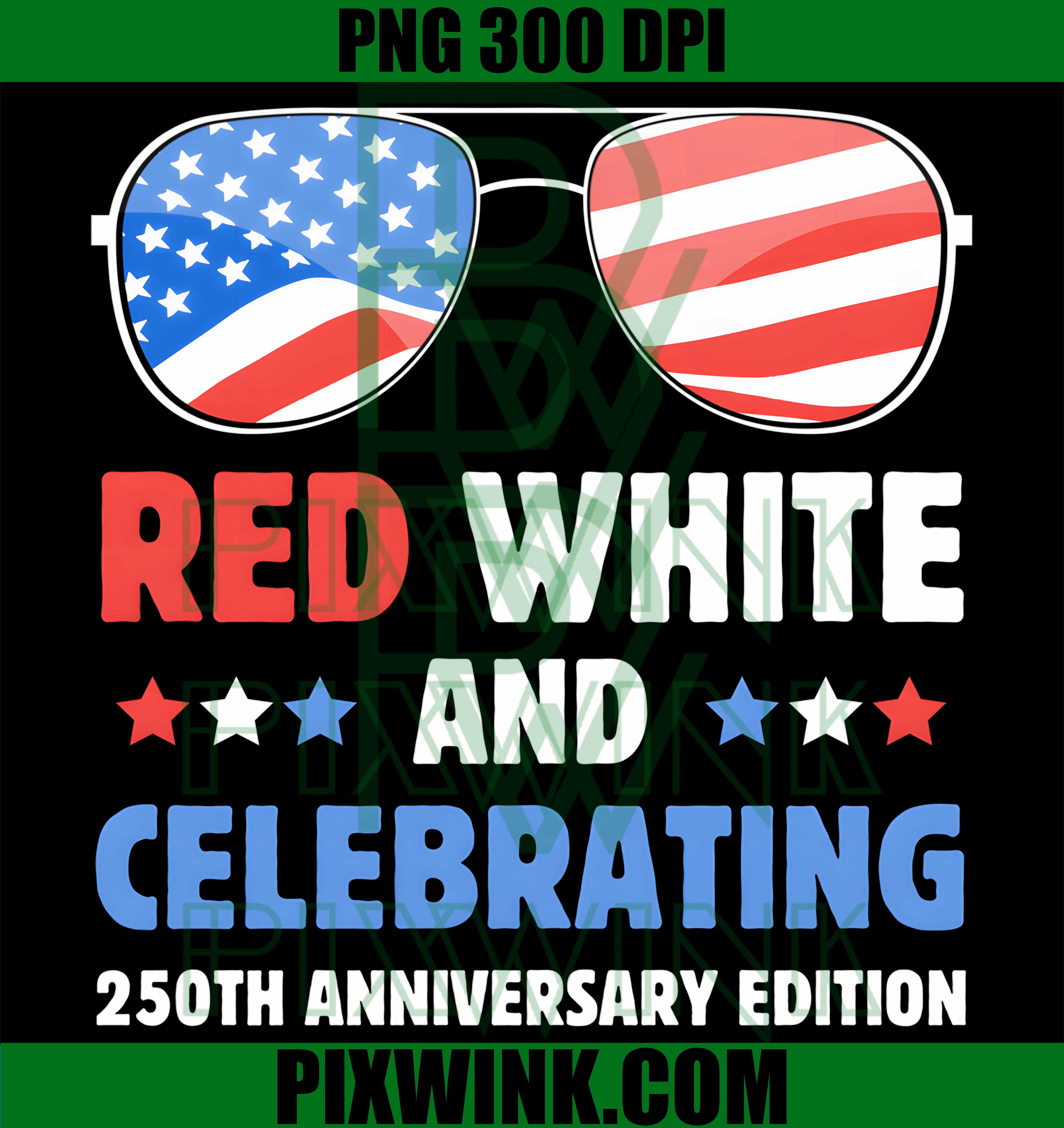 America 250 Red White Celebrating PNG, USA 250 Anniversary PNG, Patriotic 1776-2026 PNG