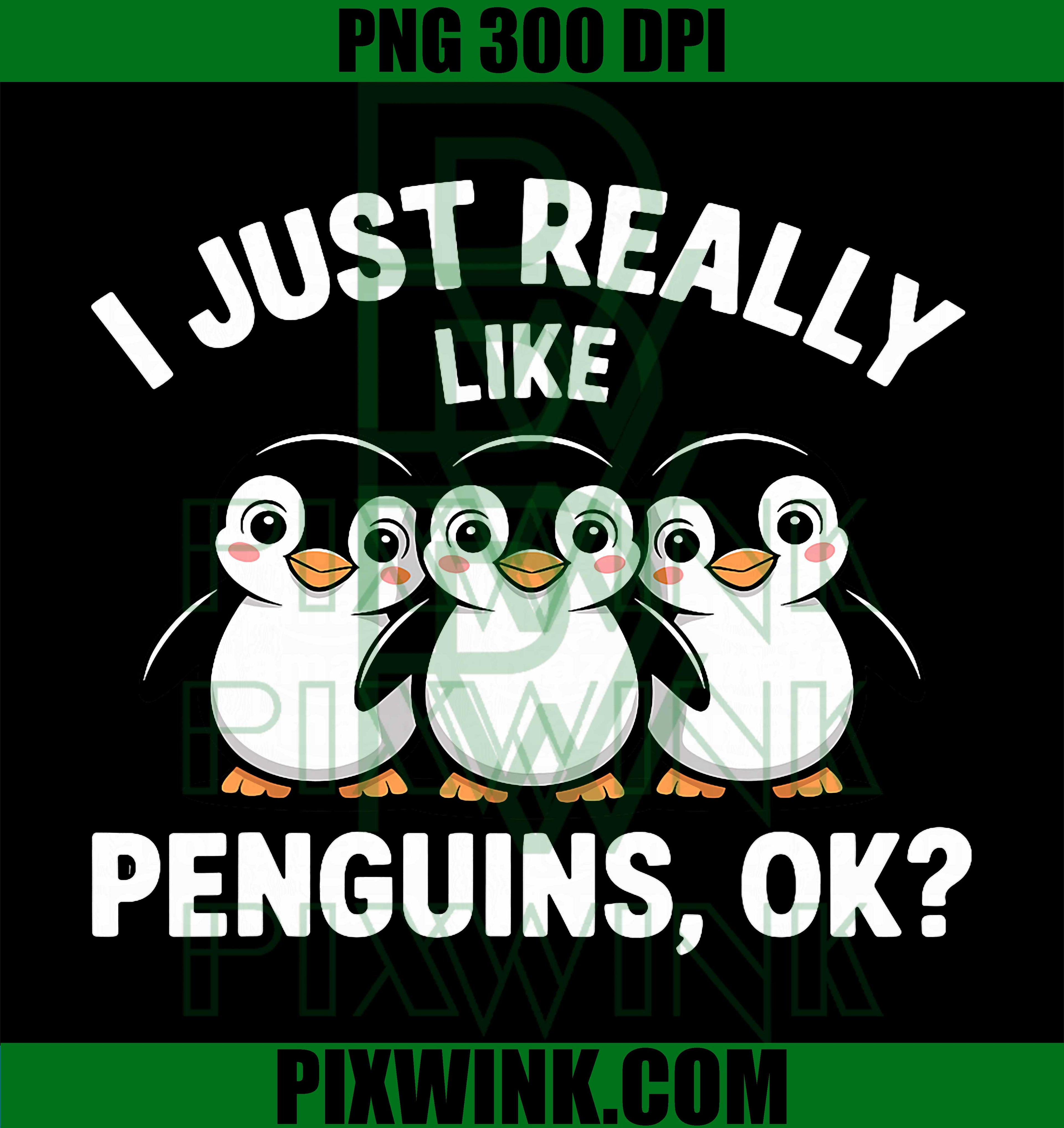 Penguin Art Design PNG, Cute Penguin Animal Lover PNG