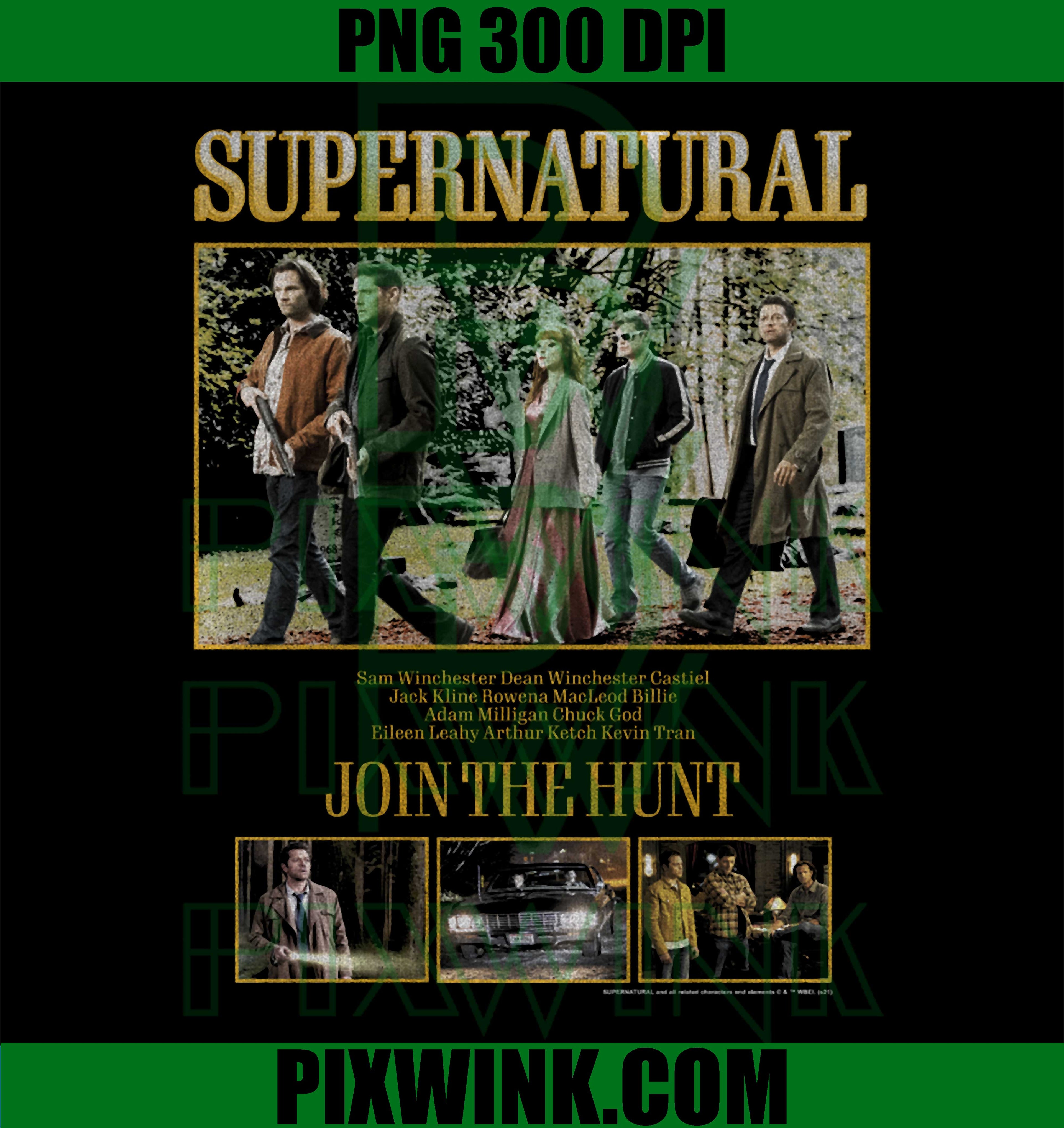 Supernatural Group Shot PNG, Join The Hunt Crew Names PNG