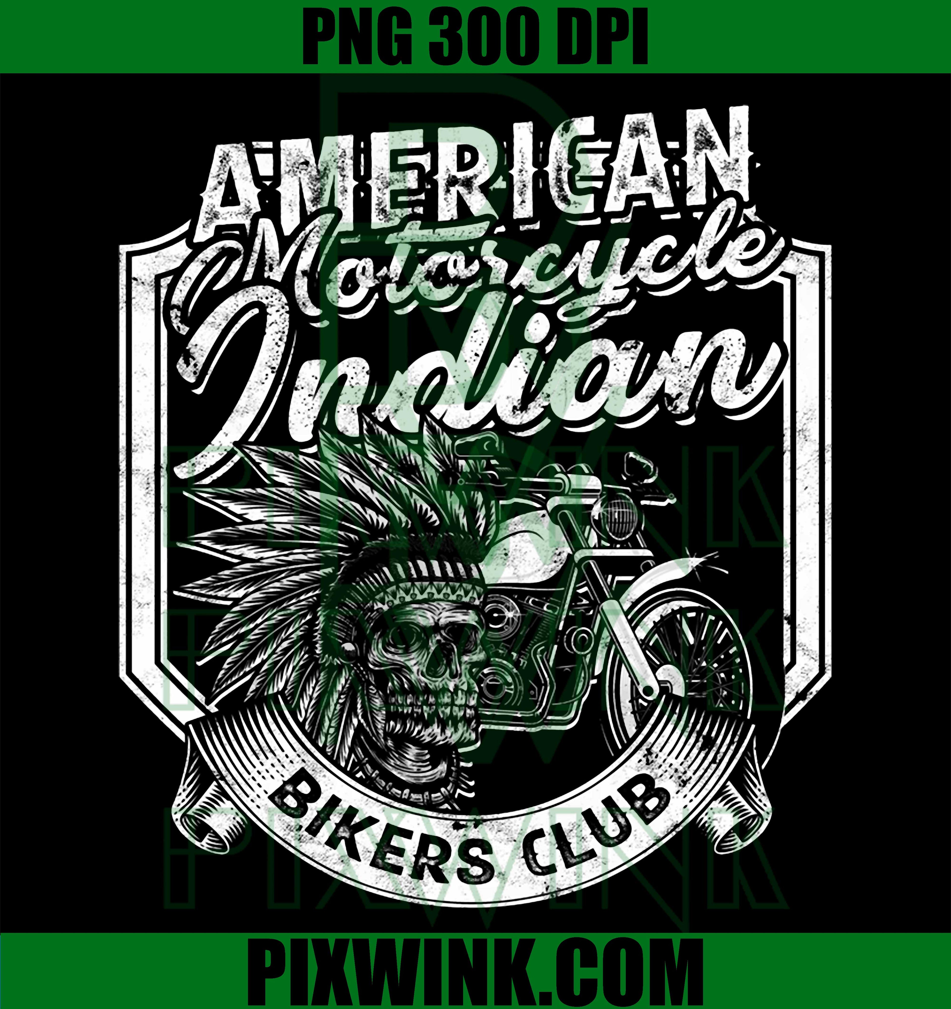 American Motorcycle PNG, Indian Bikers Club American Graphic PNG