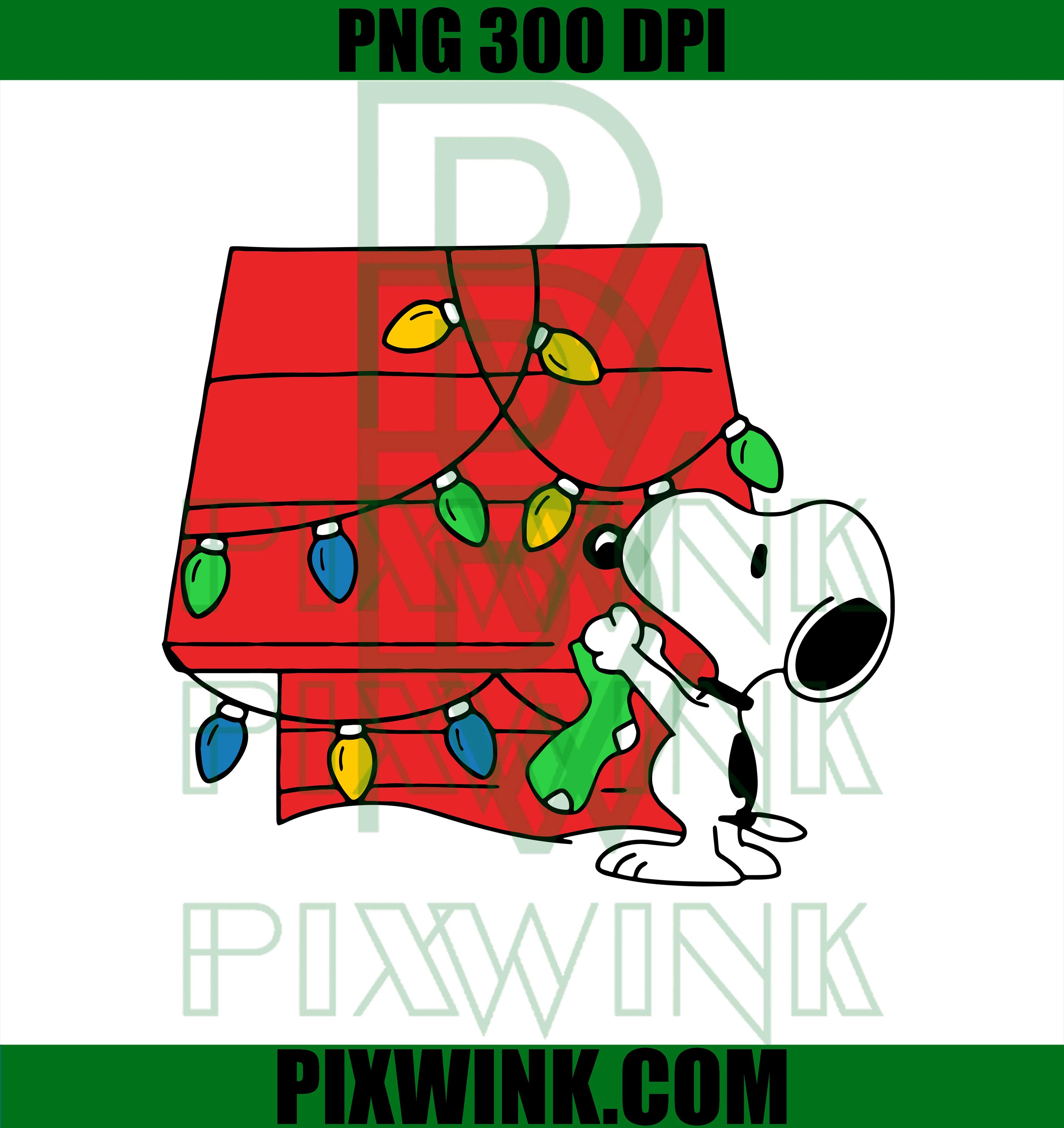 Snoopy Christmas SVG, Xmas SVG, Peanuts SVG