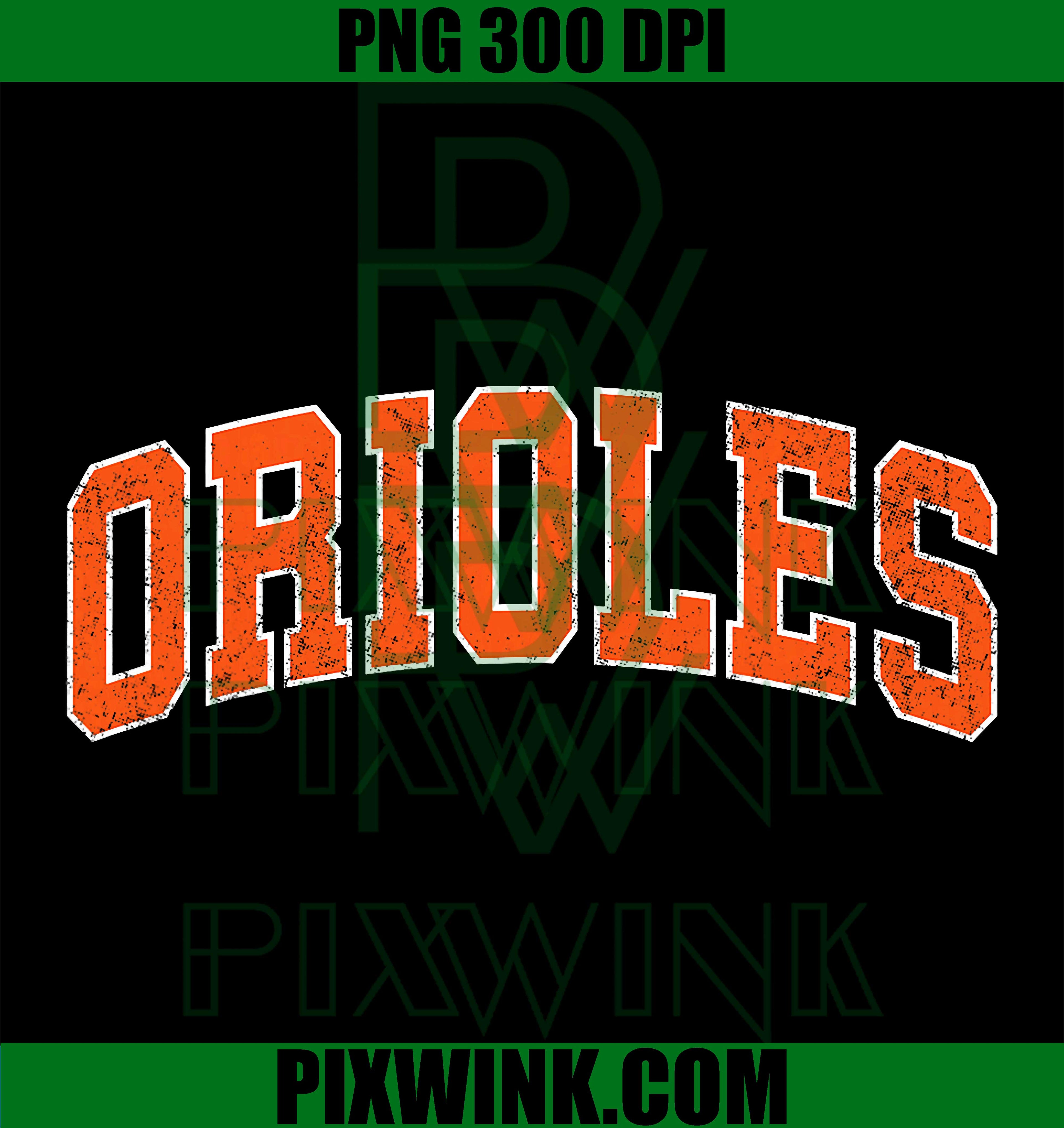 Oriole Retro Tee PNG, Cute Bird Family PNG