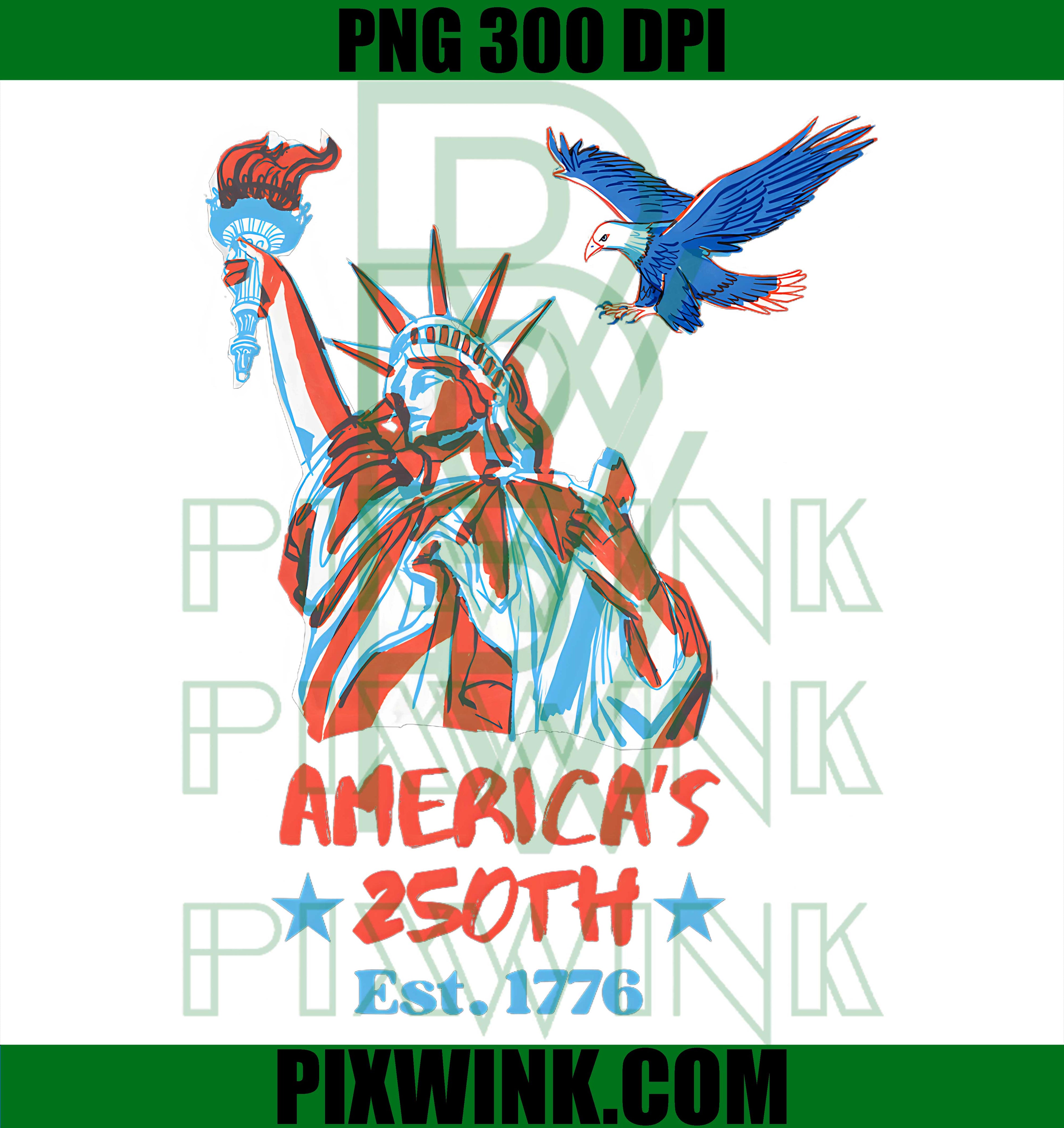 America 250th Anniversary PNG, 4th July 2026 PNG, 250 Years USA PNG