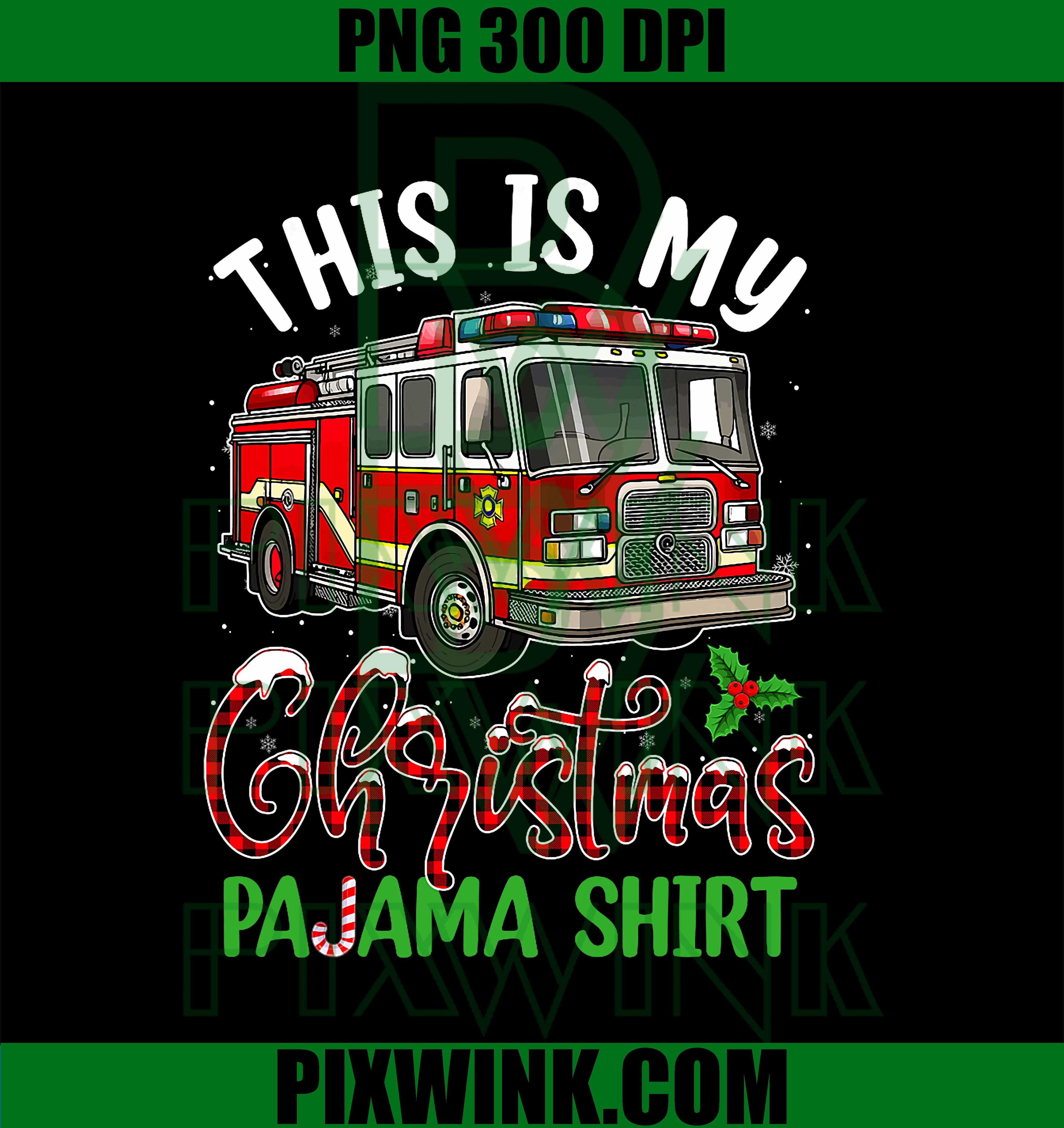 This Is My Christmas, Fire Truck Firefighter PNG