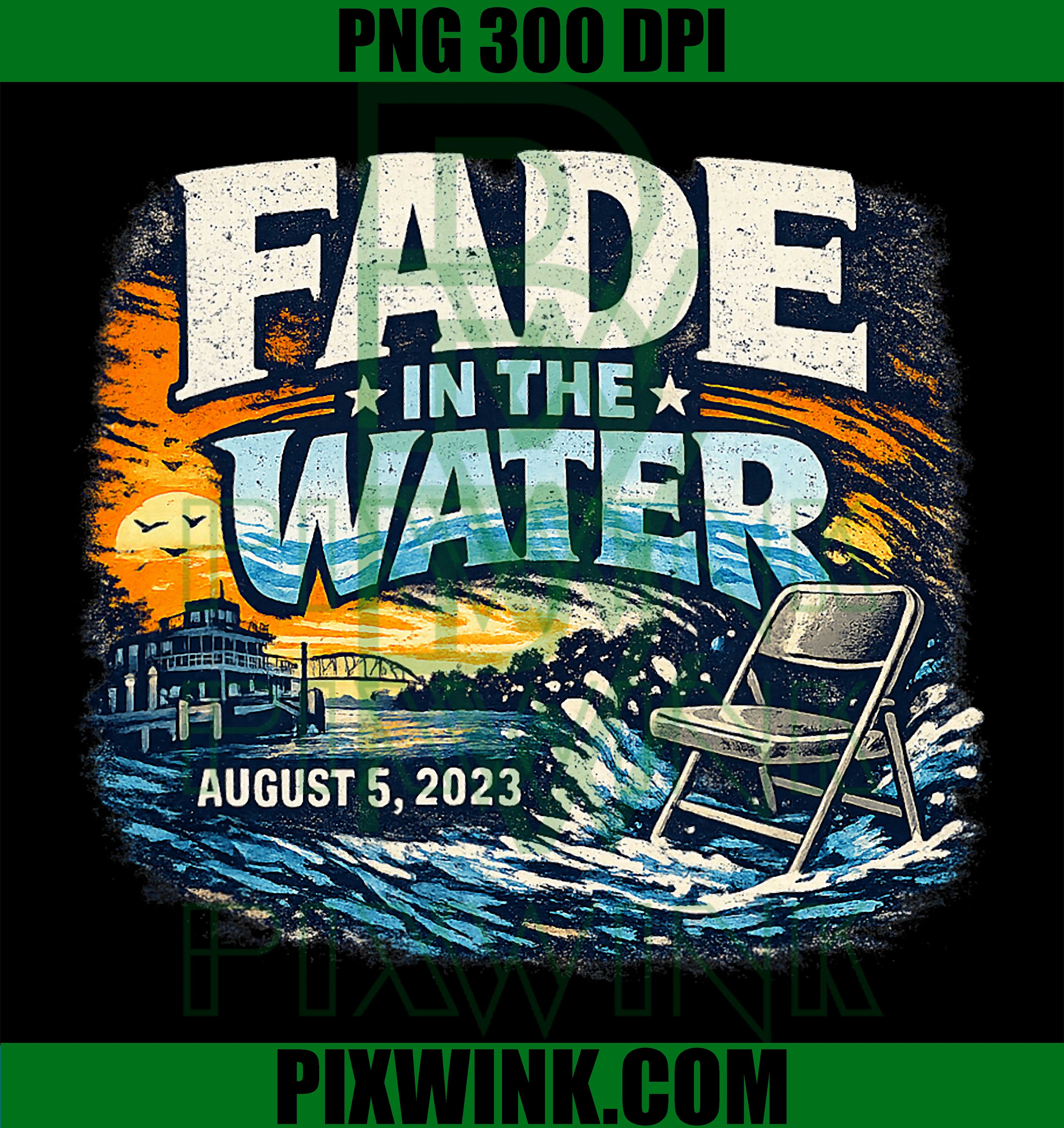 Fade in the Water, Alabama Riverboat, Folding Chair PNG