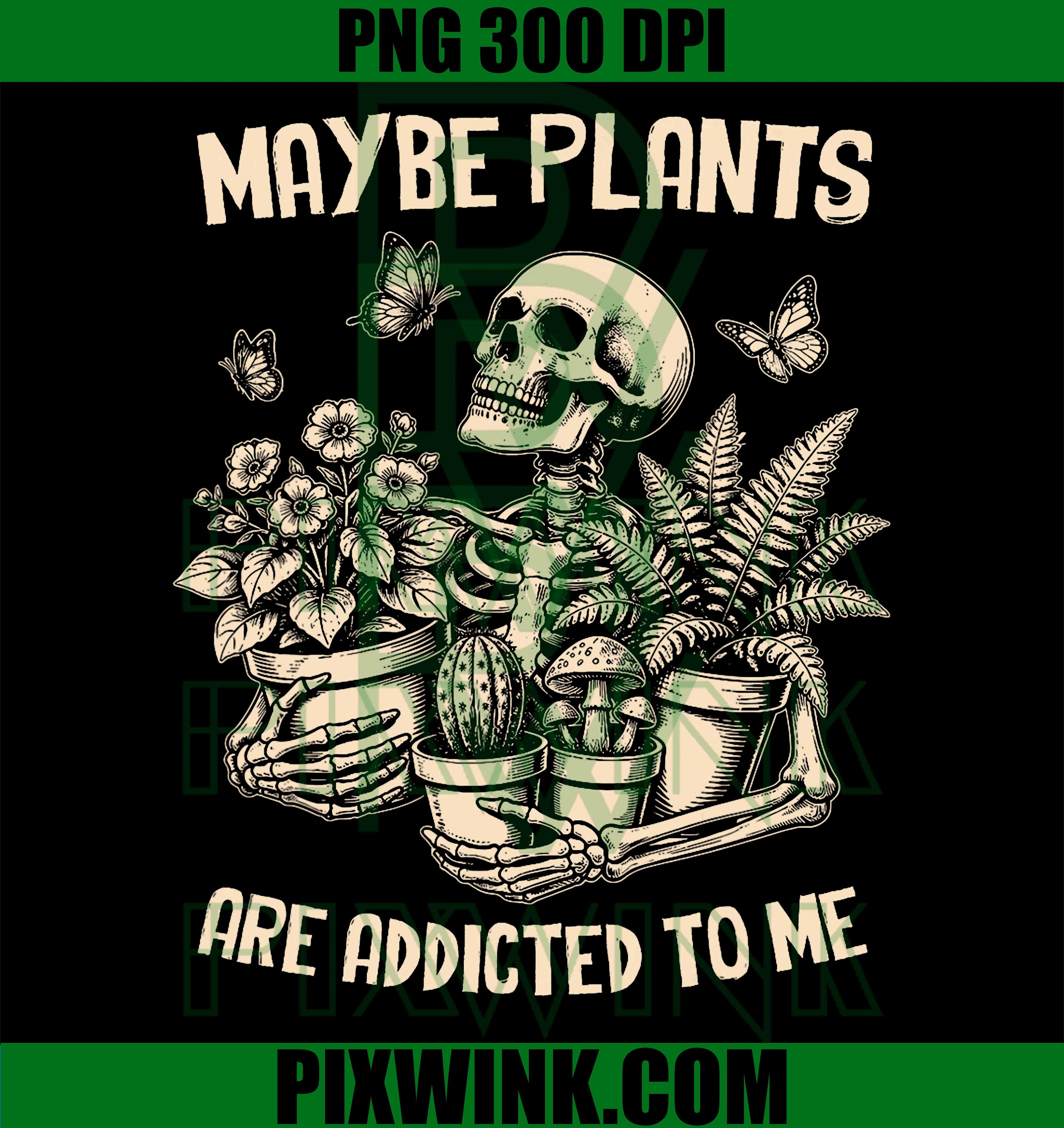 Skeleton Gardener PNG, Plant Lover Meme PNG, Retro Garden PNG