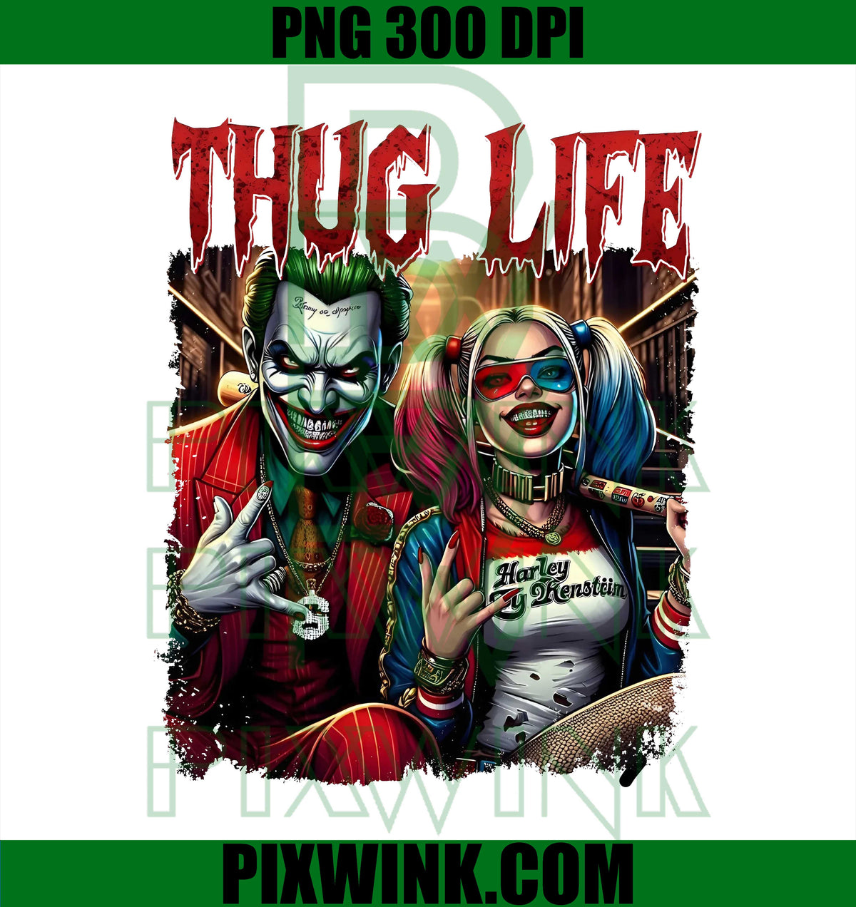 Modern Thug Life PNG, Movie Killer PNG, Retro Halloween Vibes PNG