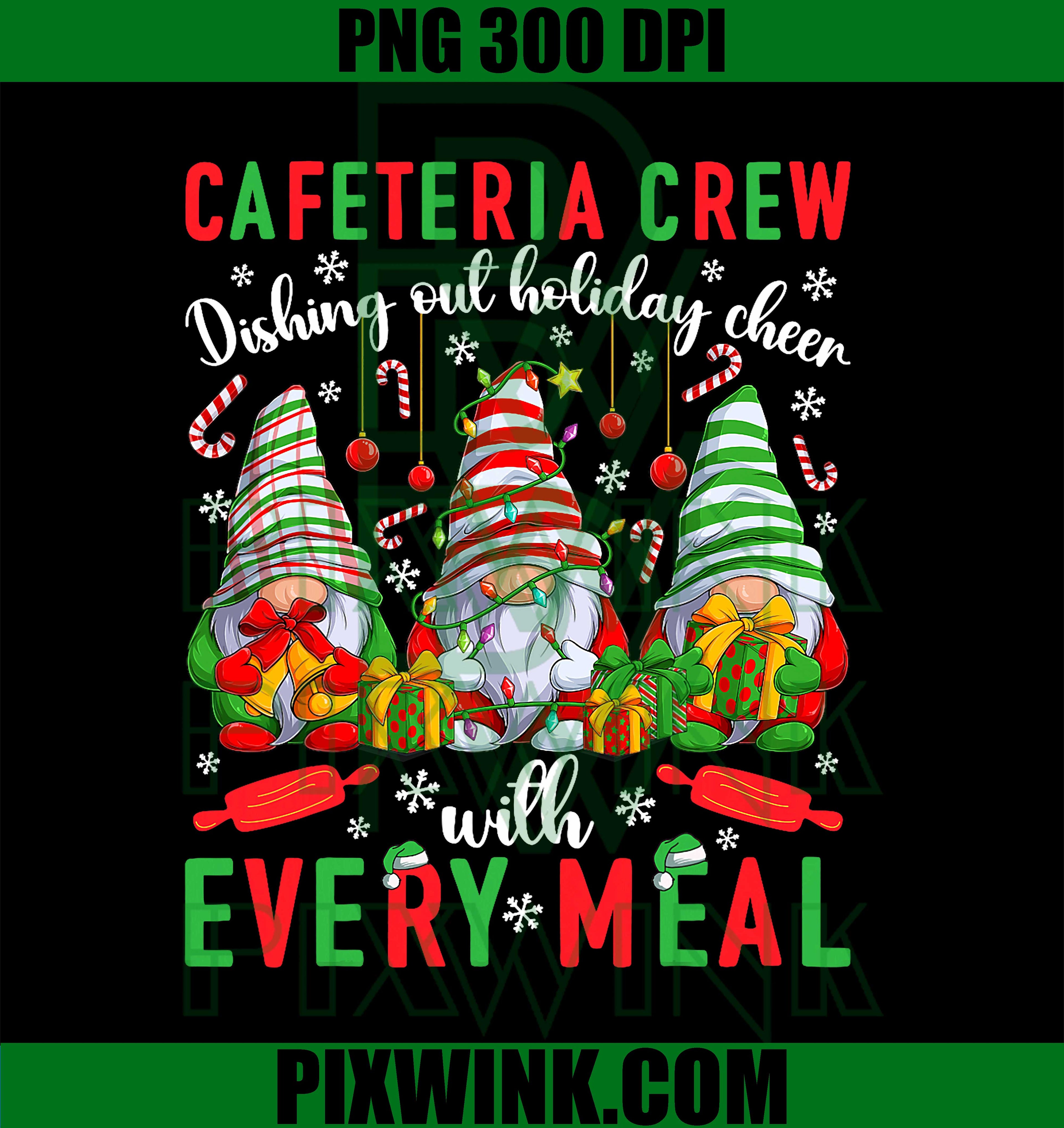 Cafeteria Crew Christmas Lunch Lady Squad Xmas Party PNG