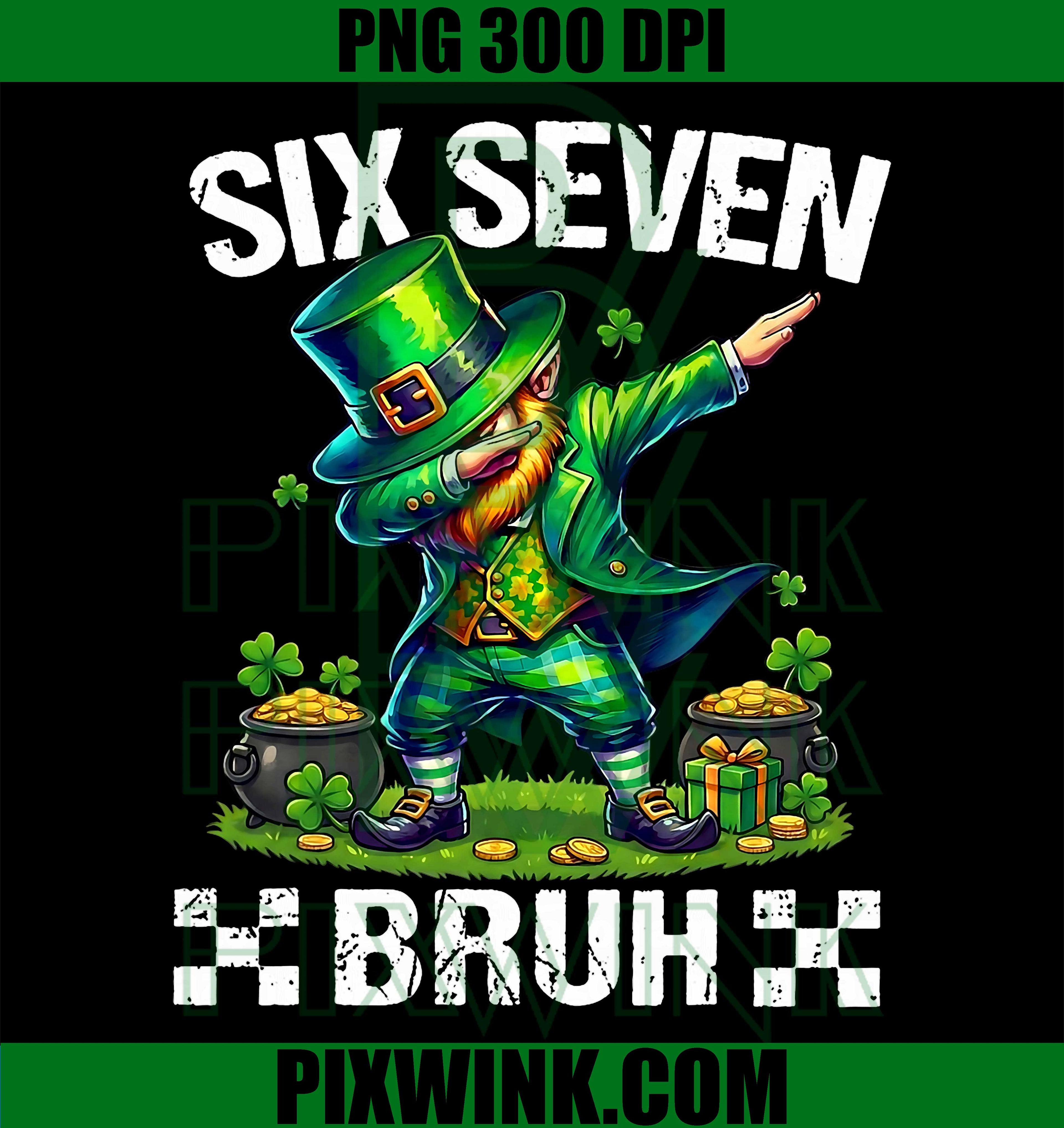 67 Leprechaun Dab PNG, Six Seven Leprechaun PNG, St Patricks Day PNG