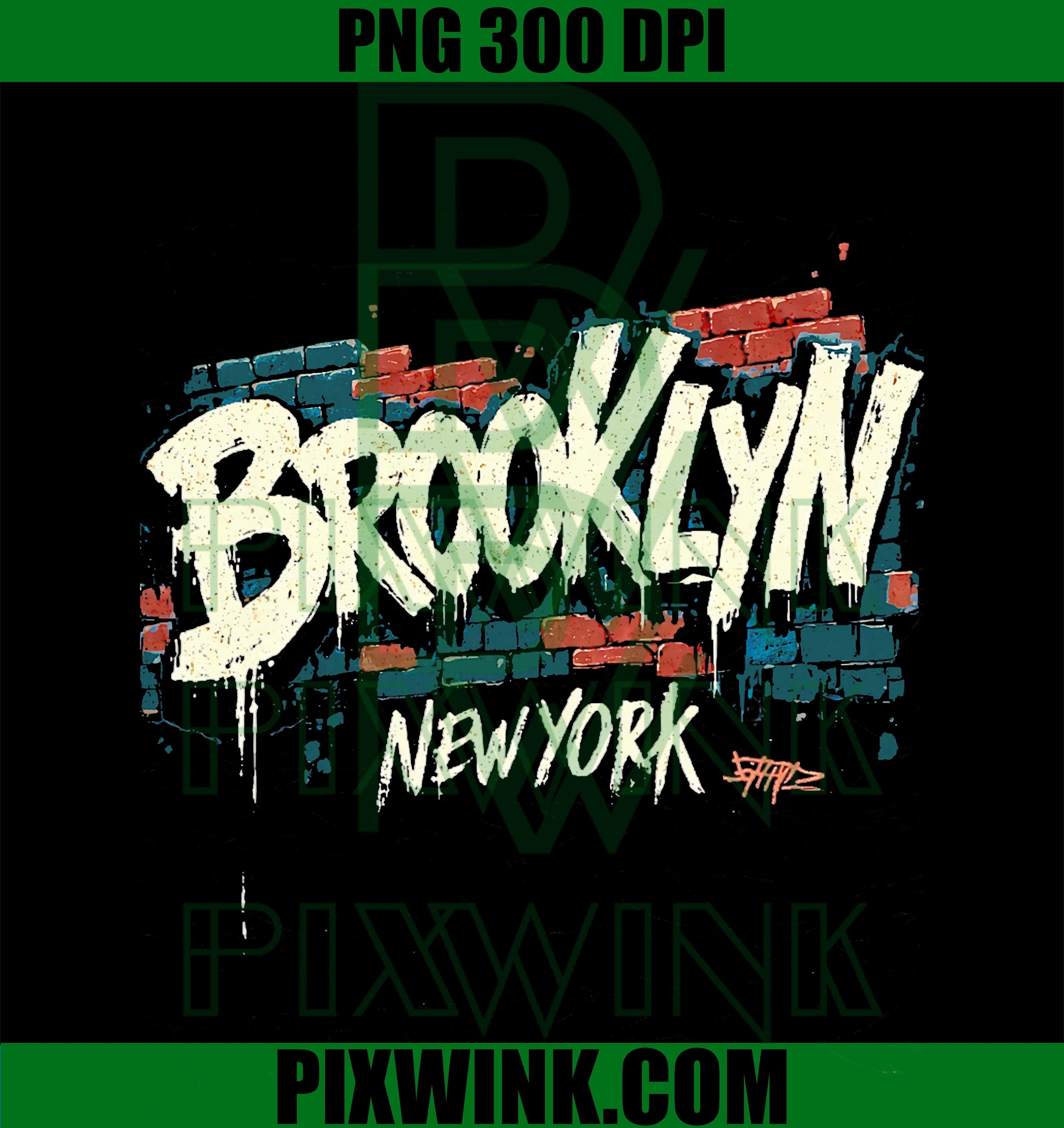 NYC Street Graffiti PNG, Brooklyn New York Pride PNG, Urban Graffiti Art PNG
