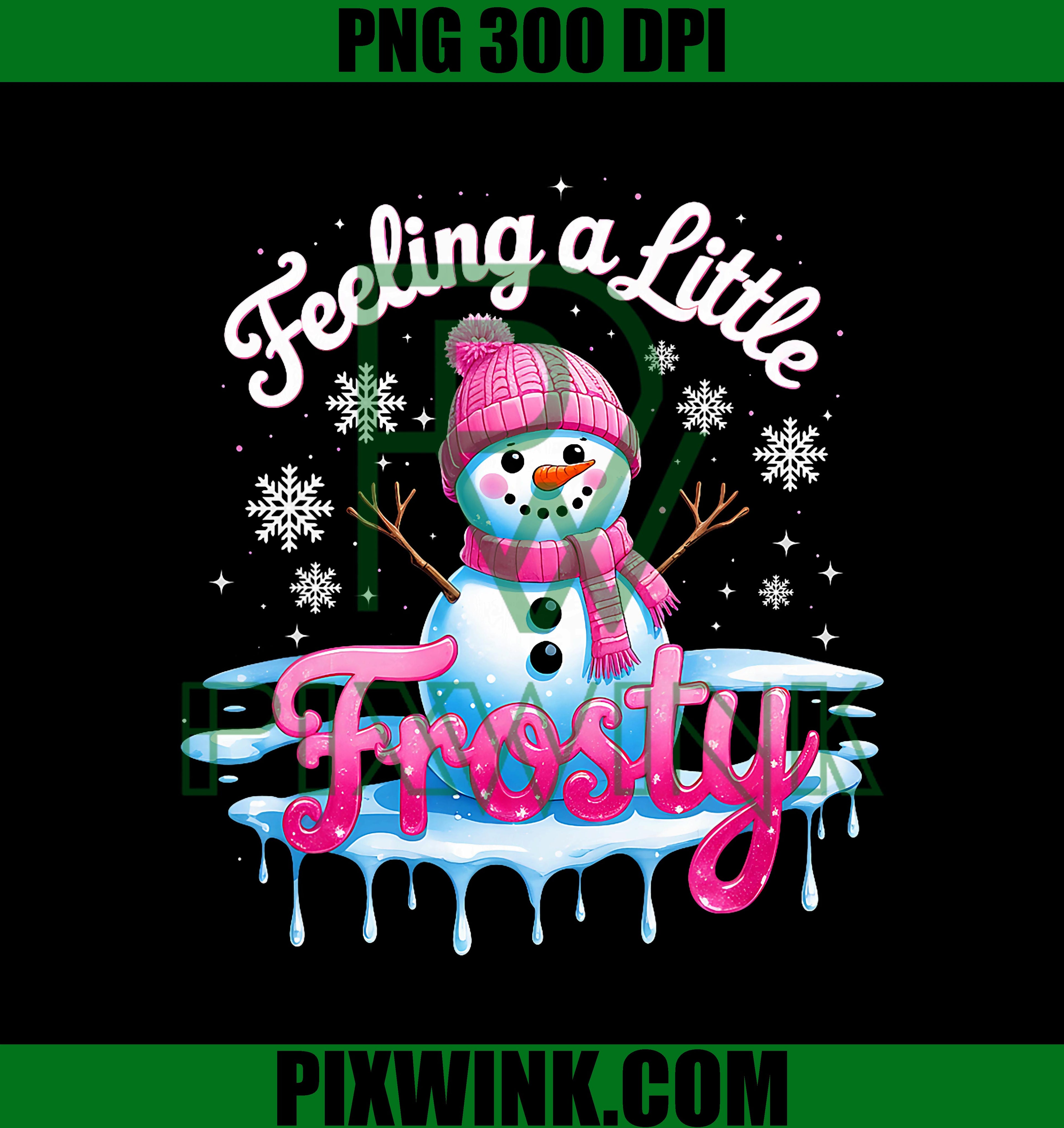 Feeling a Little Frosty cute Snowman