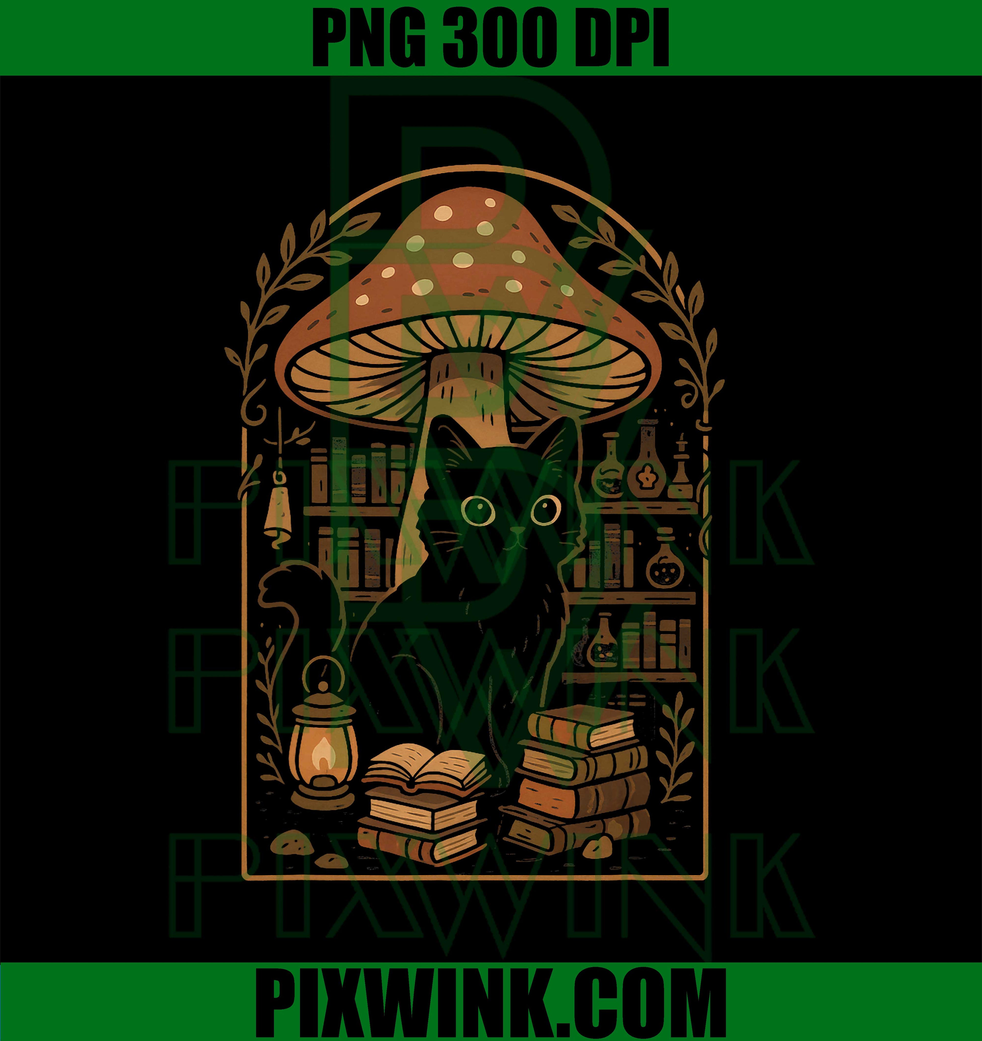 Cute Cat Grunge Cottagecore Therian Clothing Book Lover PNG