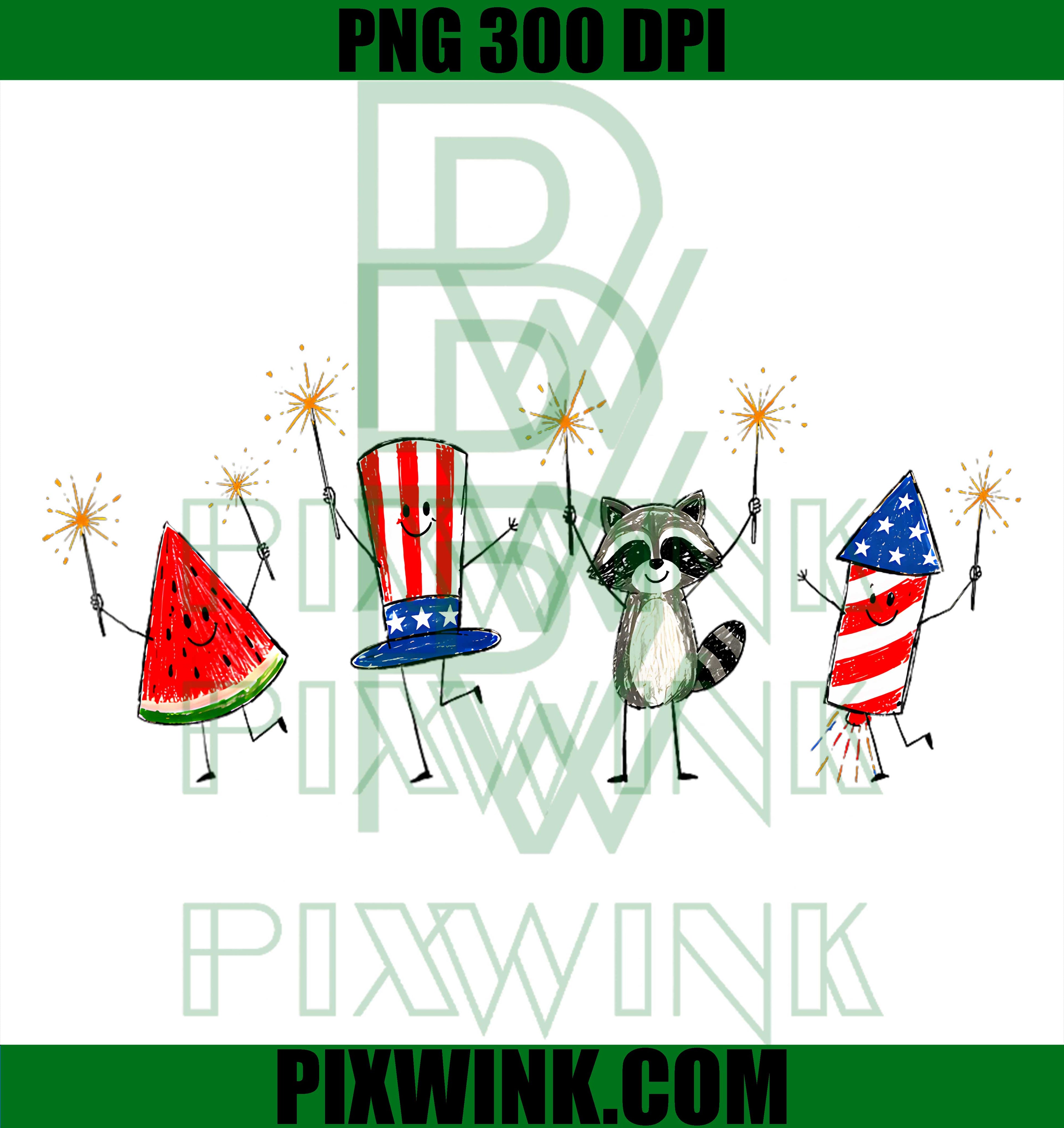 Cute 4th of July PNG, 250 Years Patriotic Eagle PNG, America Flag Kids PNG