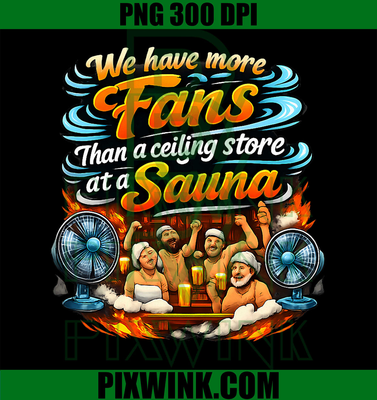 Sauna Fans Local Pride Badge PNG, Retro Community Graphic PNG
