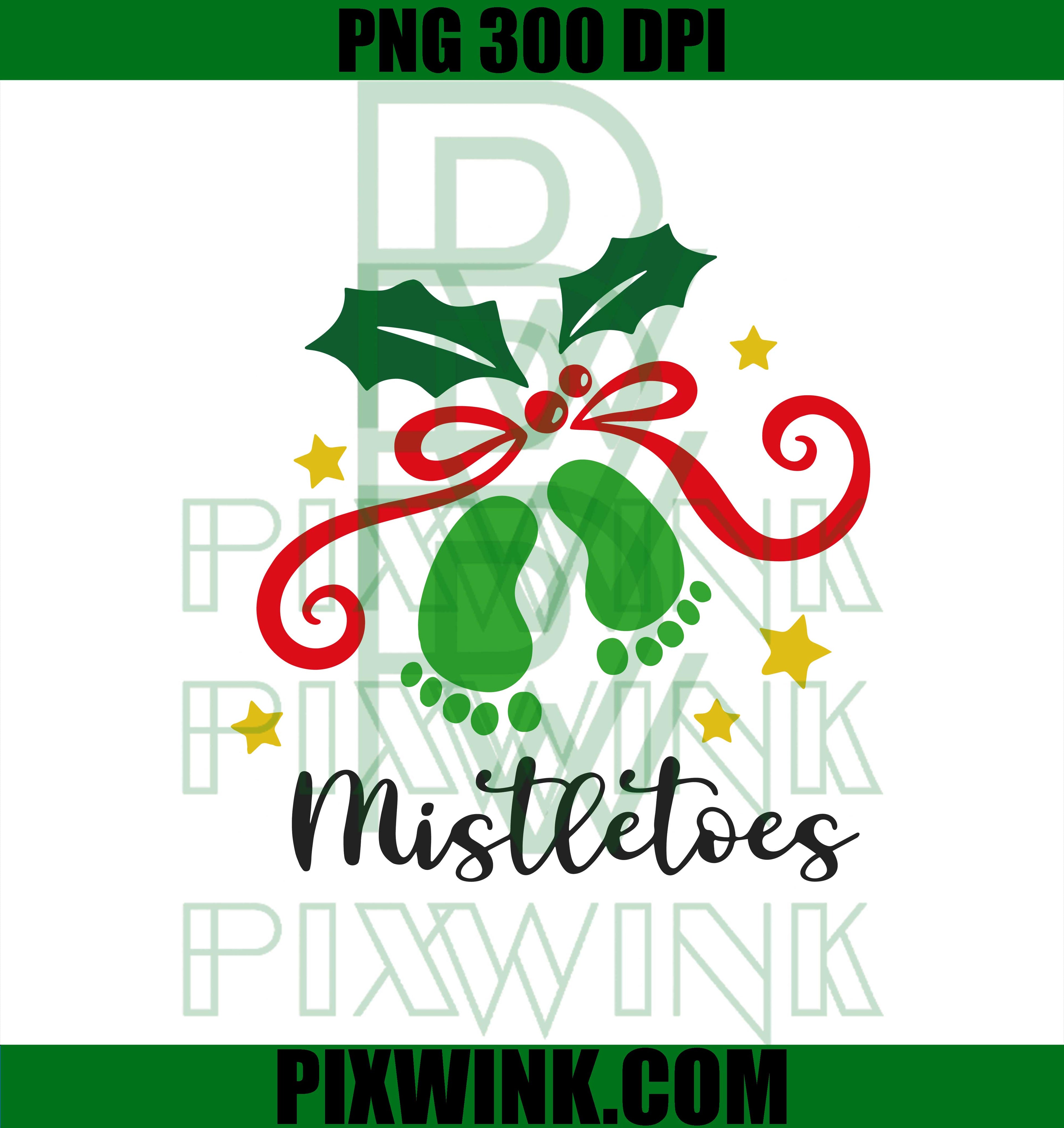 Xmas SVG, Mistletoe SVG, Baby Christmas SVG