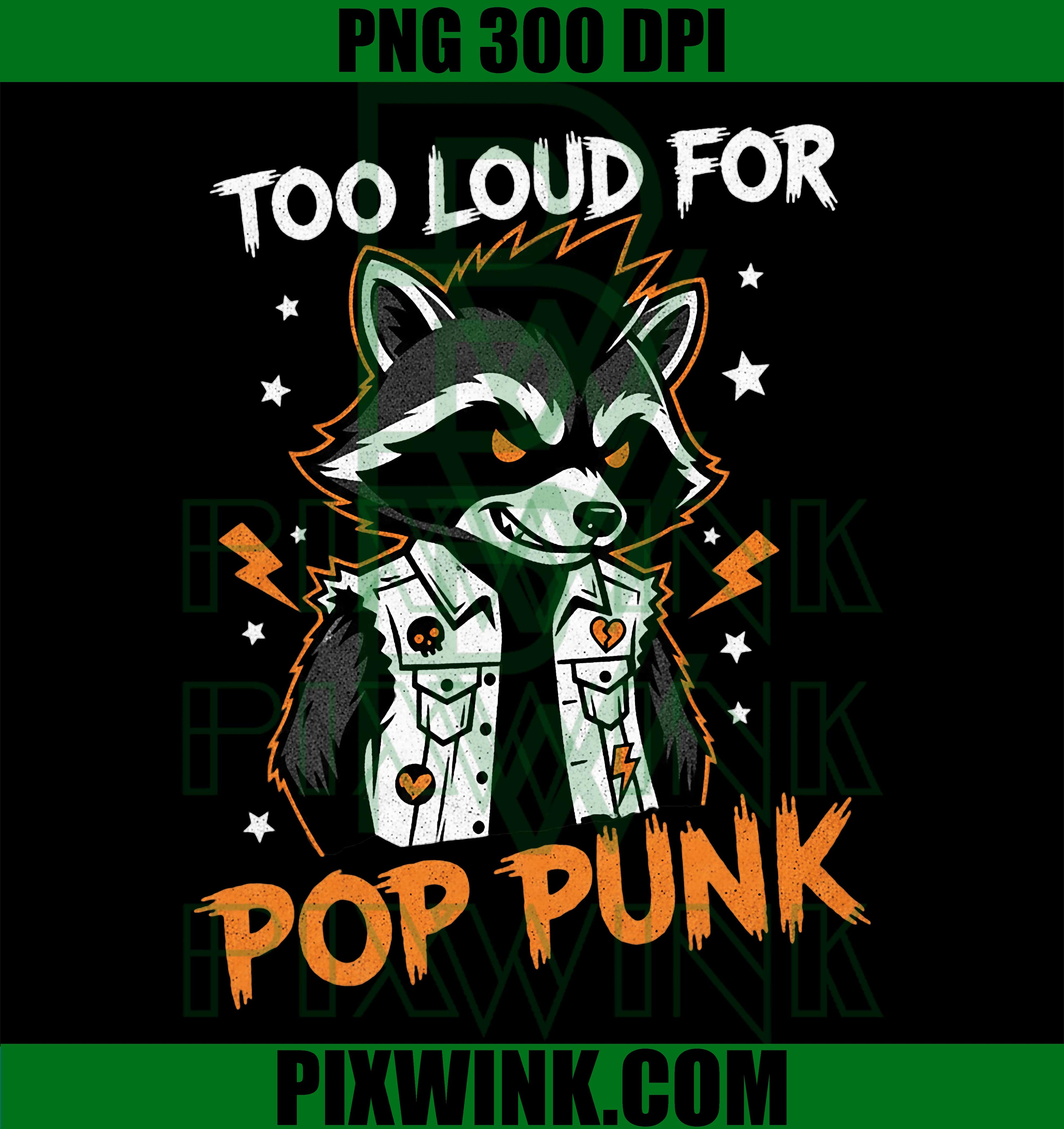 Pop Punk Cat PNG, Rocker Cat PNG, Punk Music Cat PNG