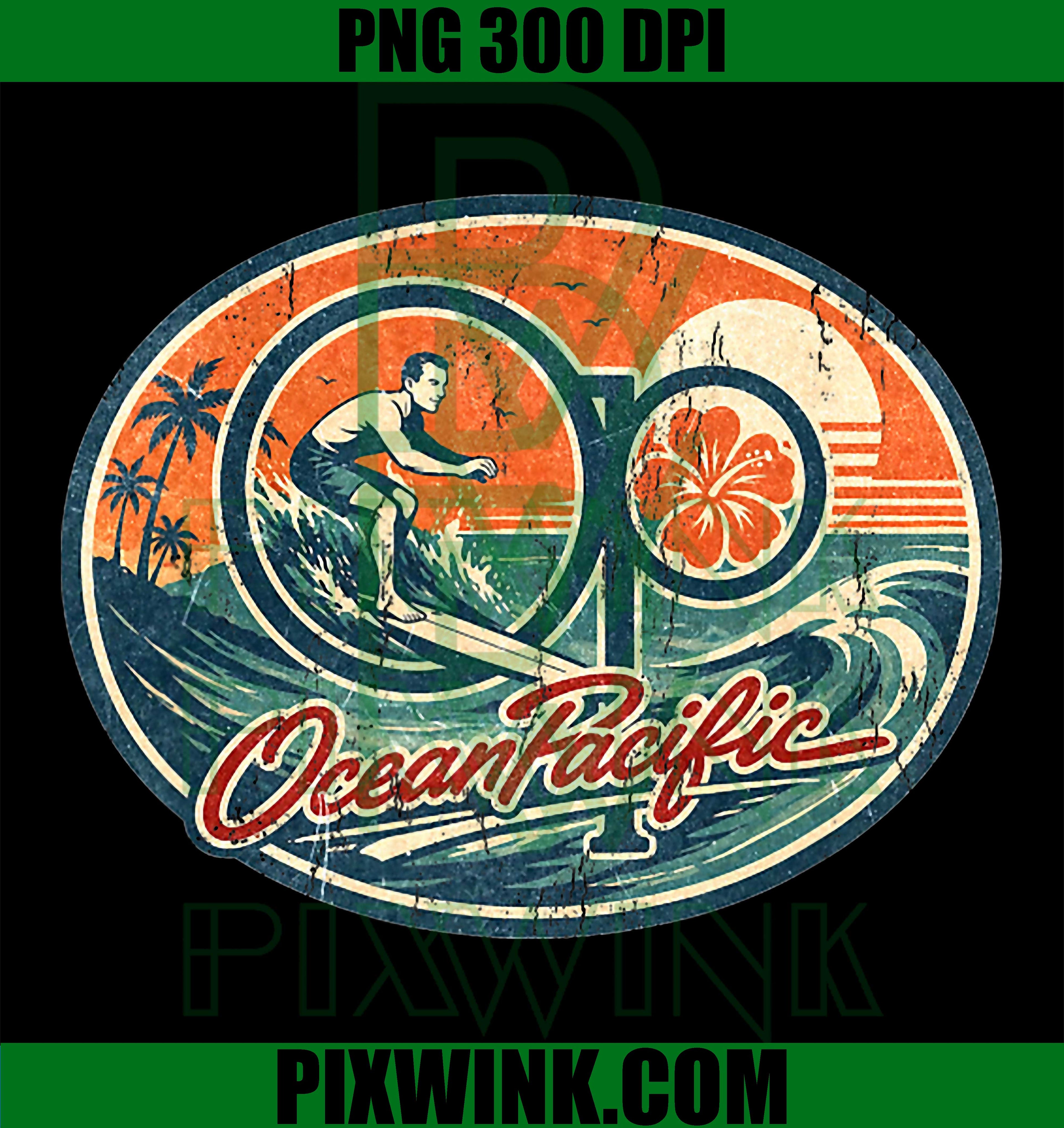 Vintage Beach Palm Tree PNG, Retro Coastal Travel Design PNG