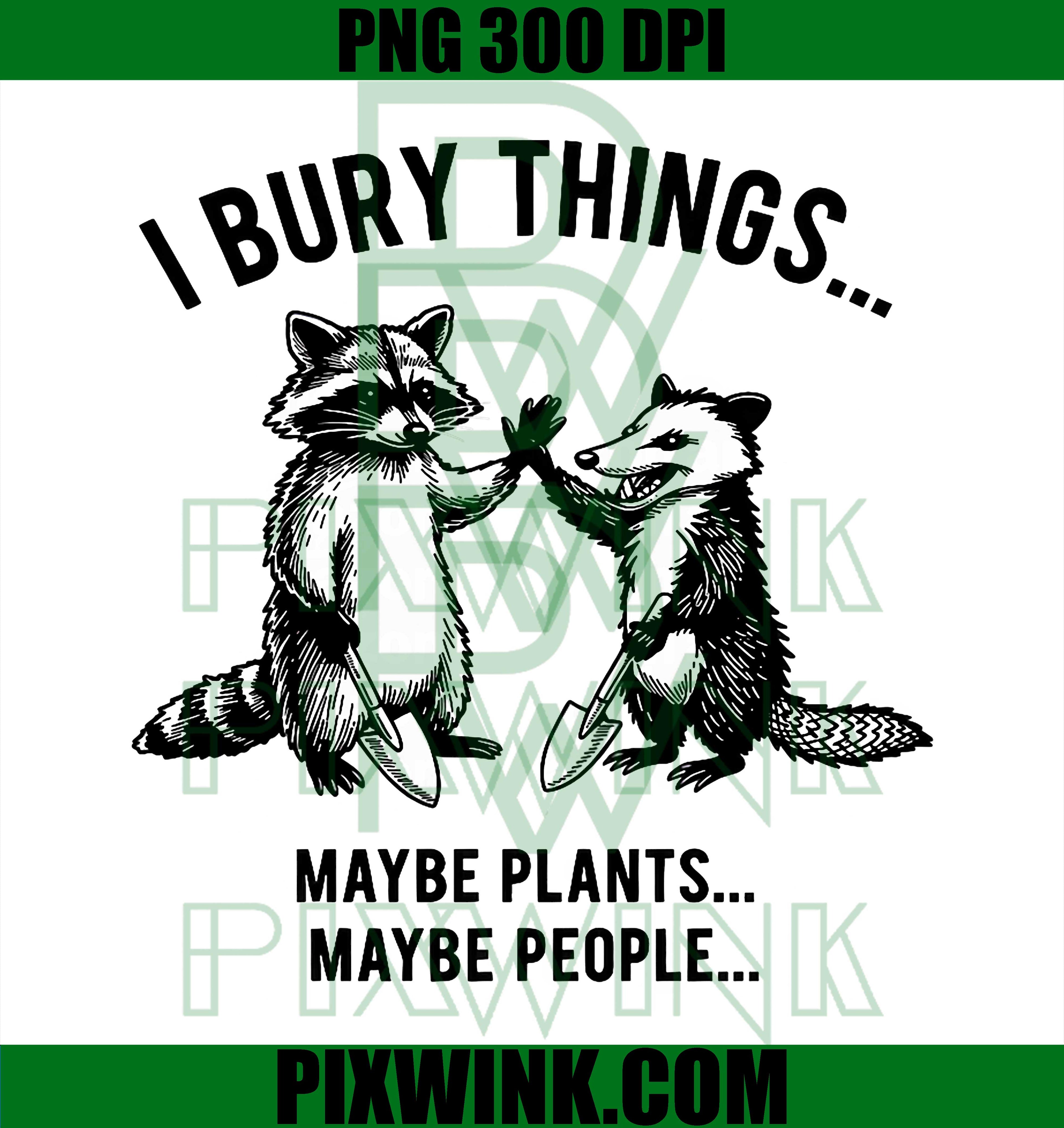 Dark Opossum Humor PNG, Skeleton Gardening Meme Design PNG