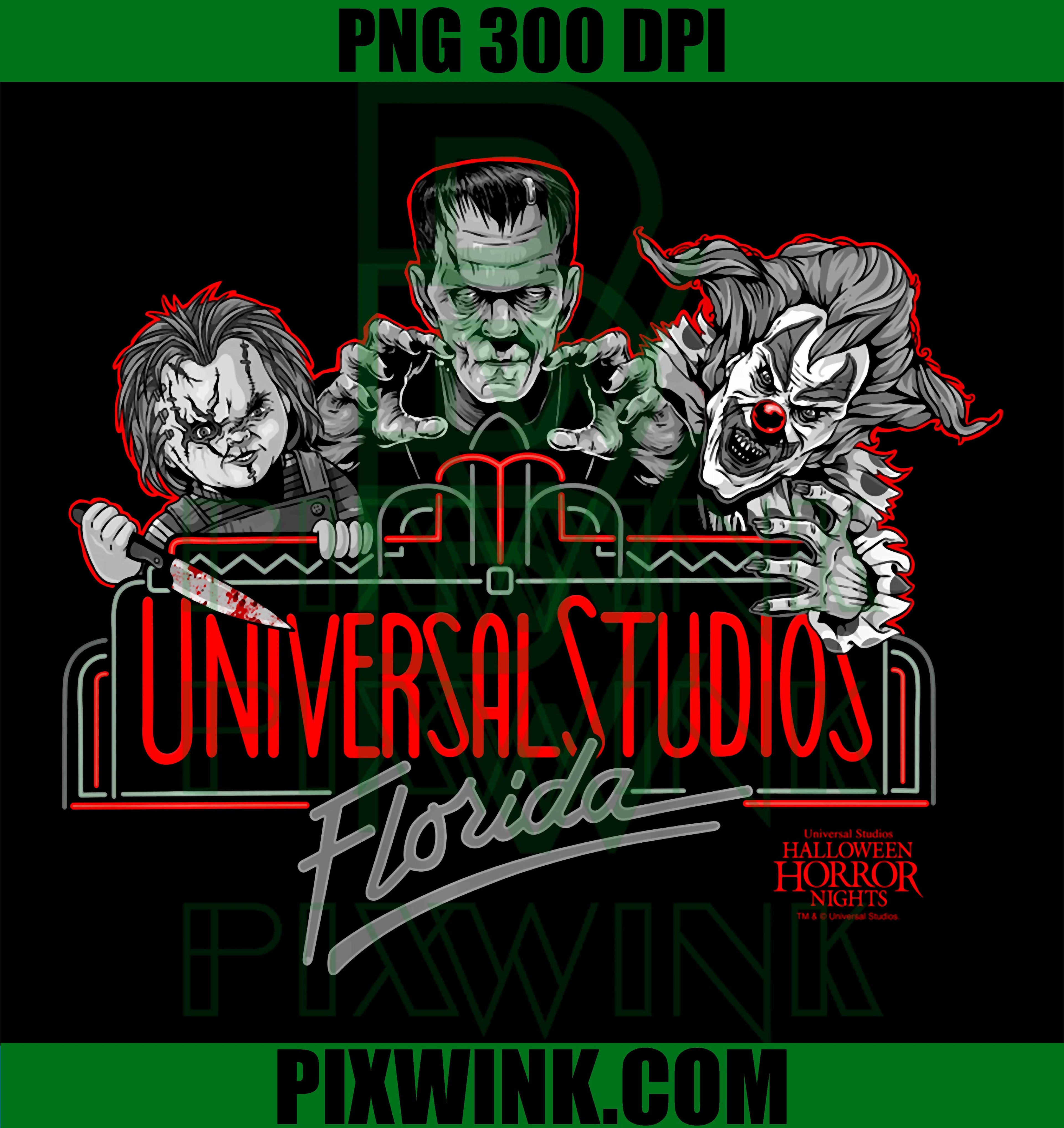 Halloween Horror Nights PNG, Florida Marquee Horror Event PNG