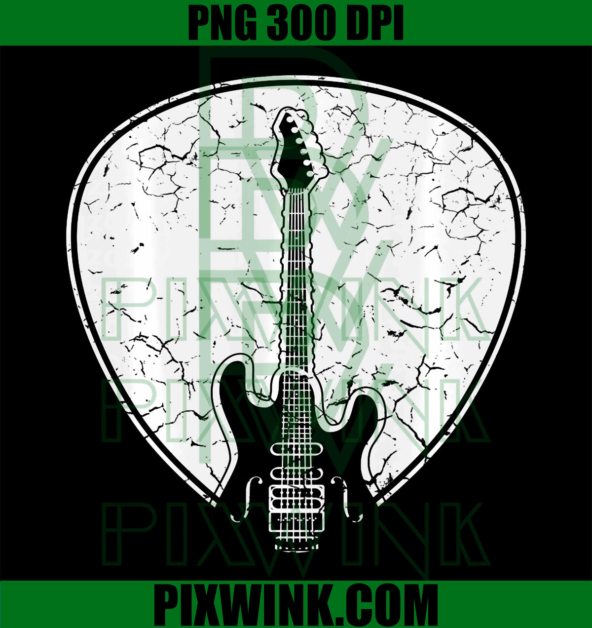 Vintage Bass Guitar Pick Electric, Bass Guitarist PNG, Music PNG