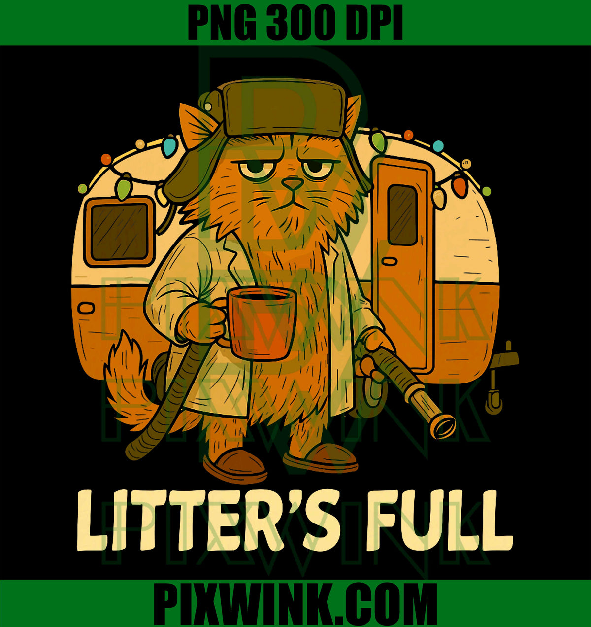 Litter’s Full Cat Parody PNG, Litter’s Full PNG