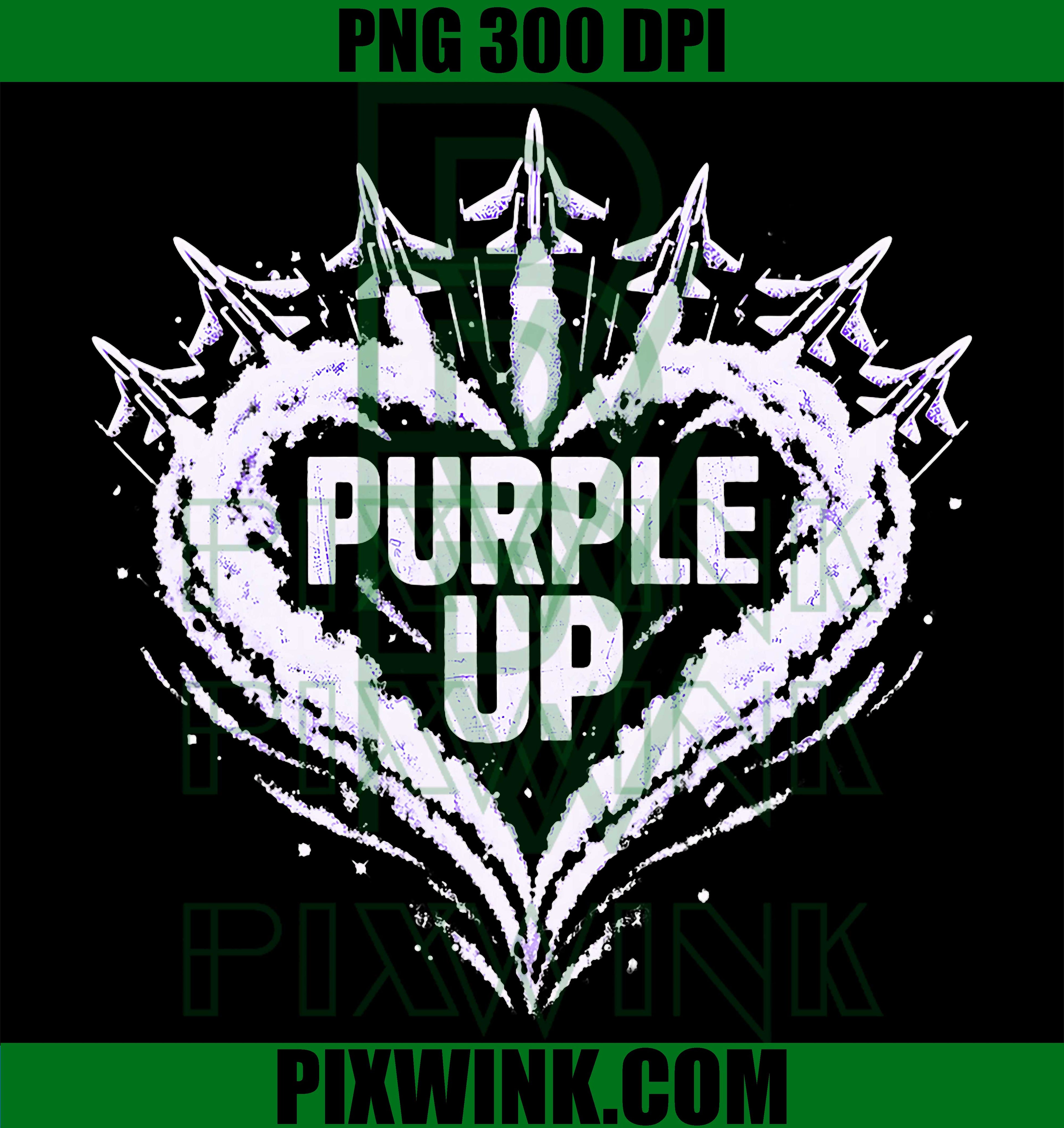 Purple Up Military Kids PNG, Military Child Month Awareness Retro Design