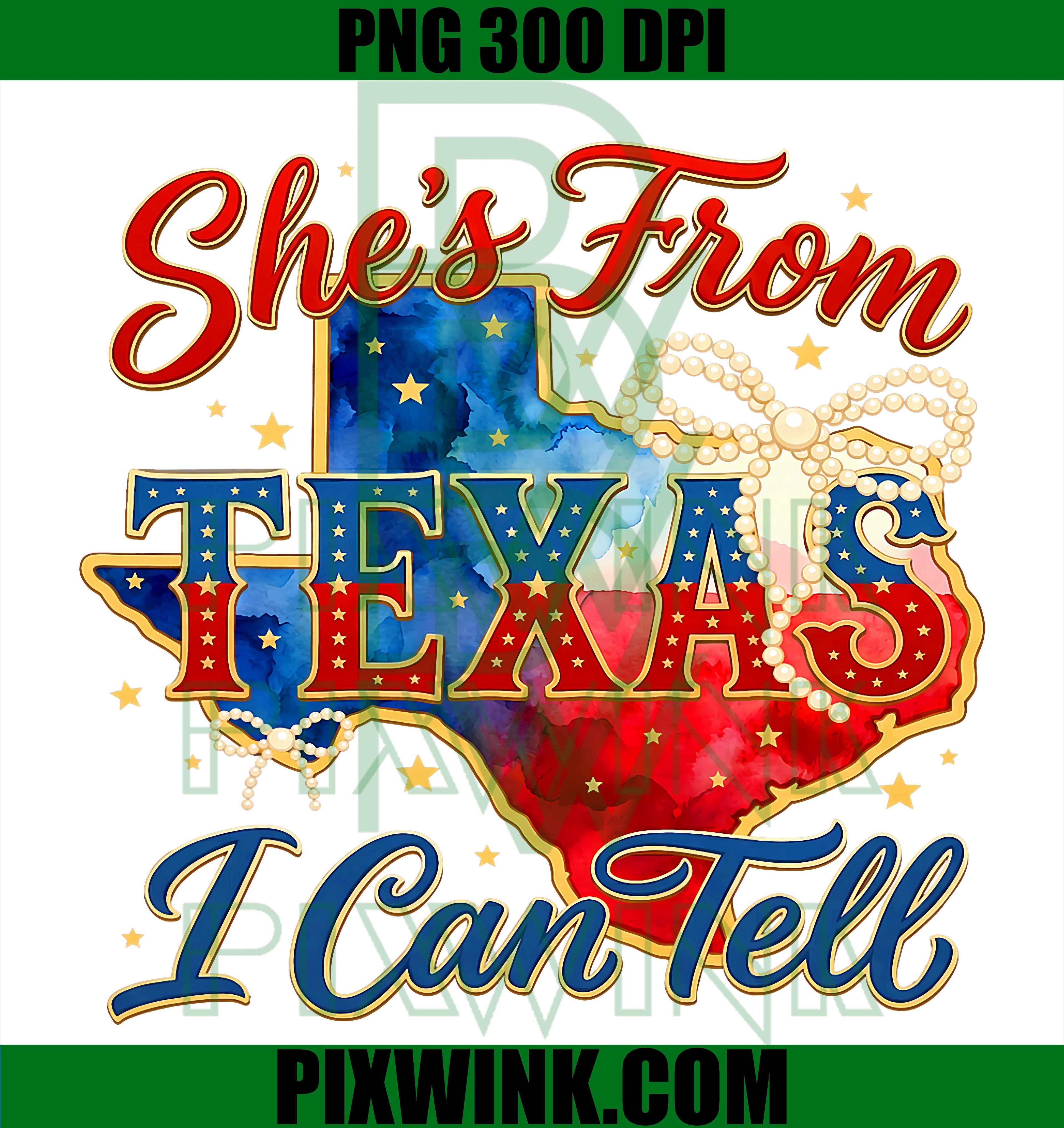 Texas Girl Retro Flag PNG, Vintage She Is From Texas Design PNG