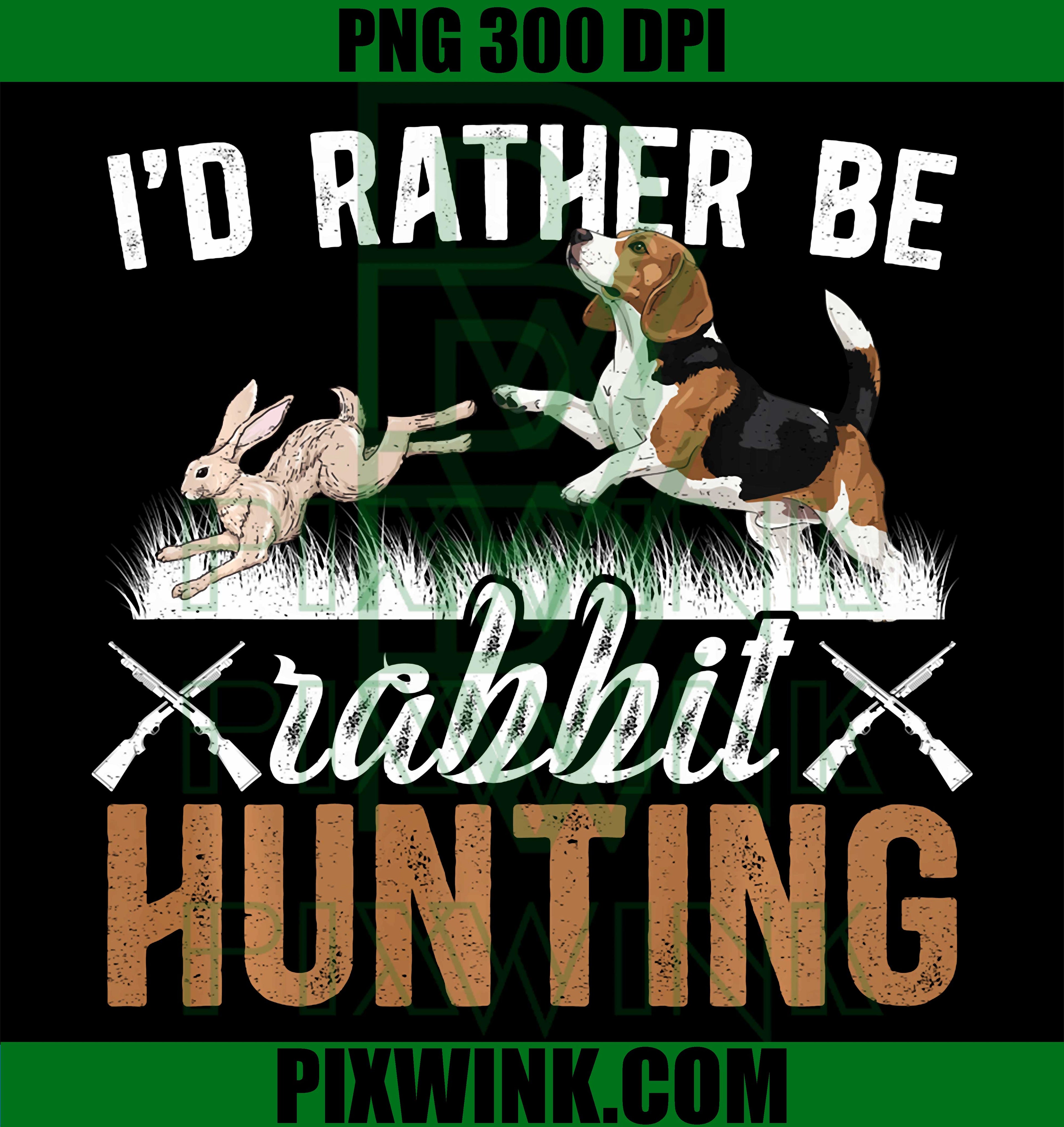Rabbit Hunting PNG, Funny Hunter Quote Retro PNG