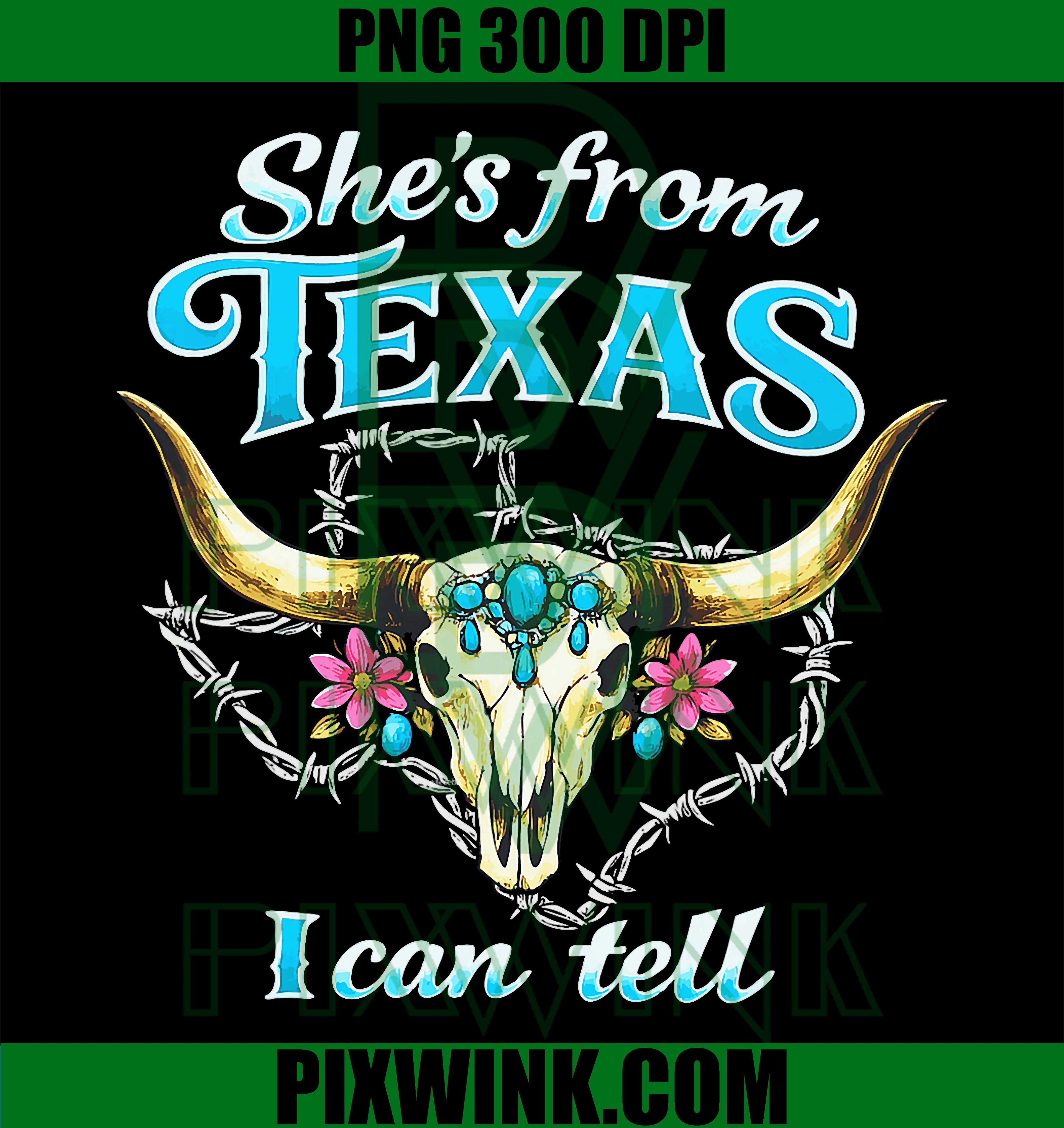 Texas Girl Retro Vintage PNG, She Is From Texas Design PNG