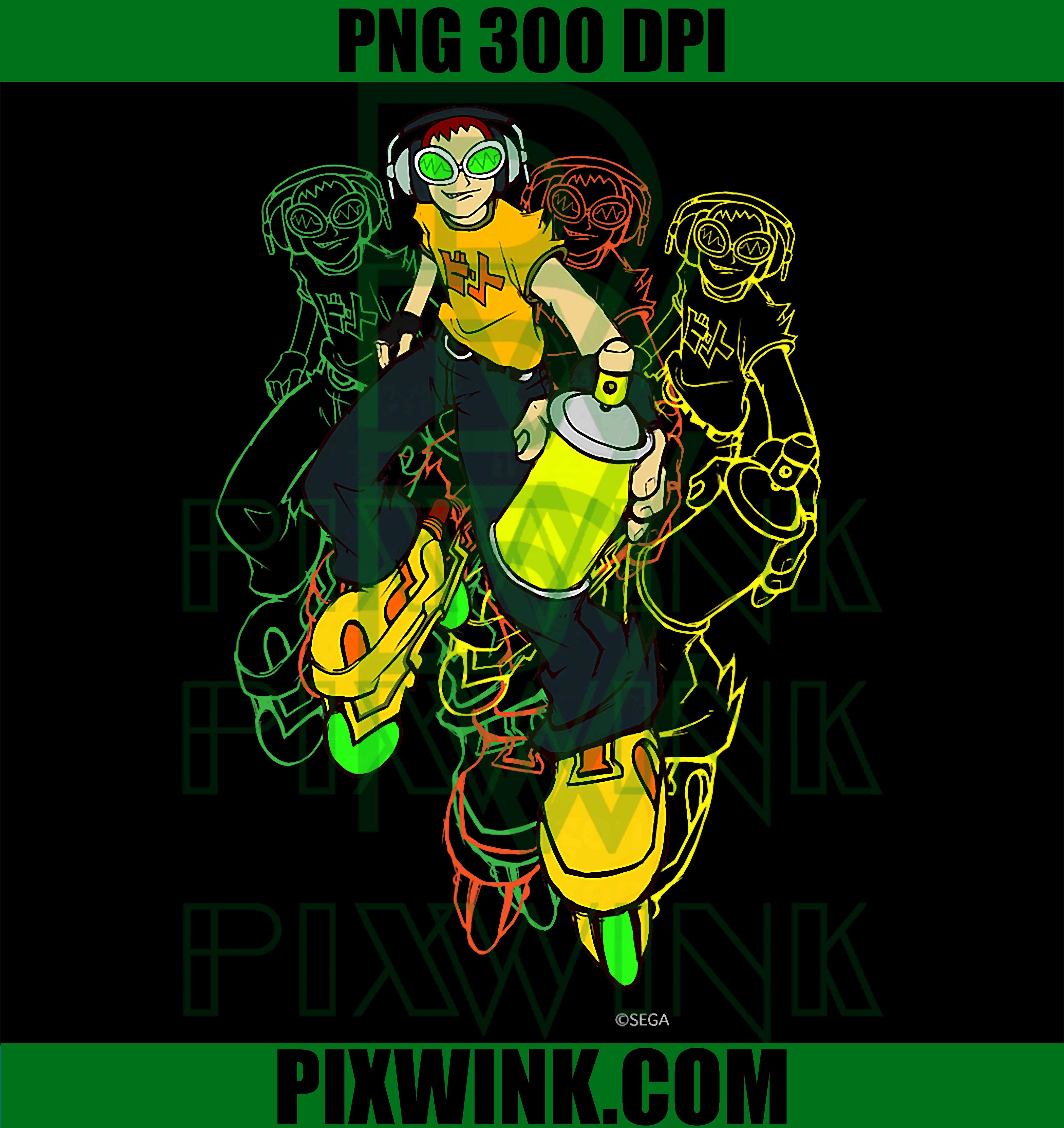 Jet Set Radio Beat PNG, SEGA Retro Game PNG