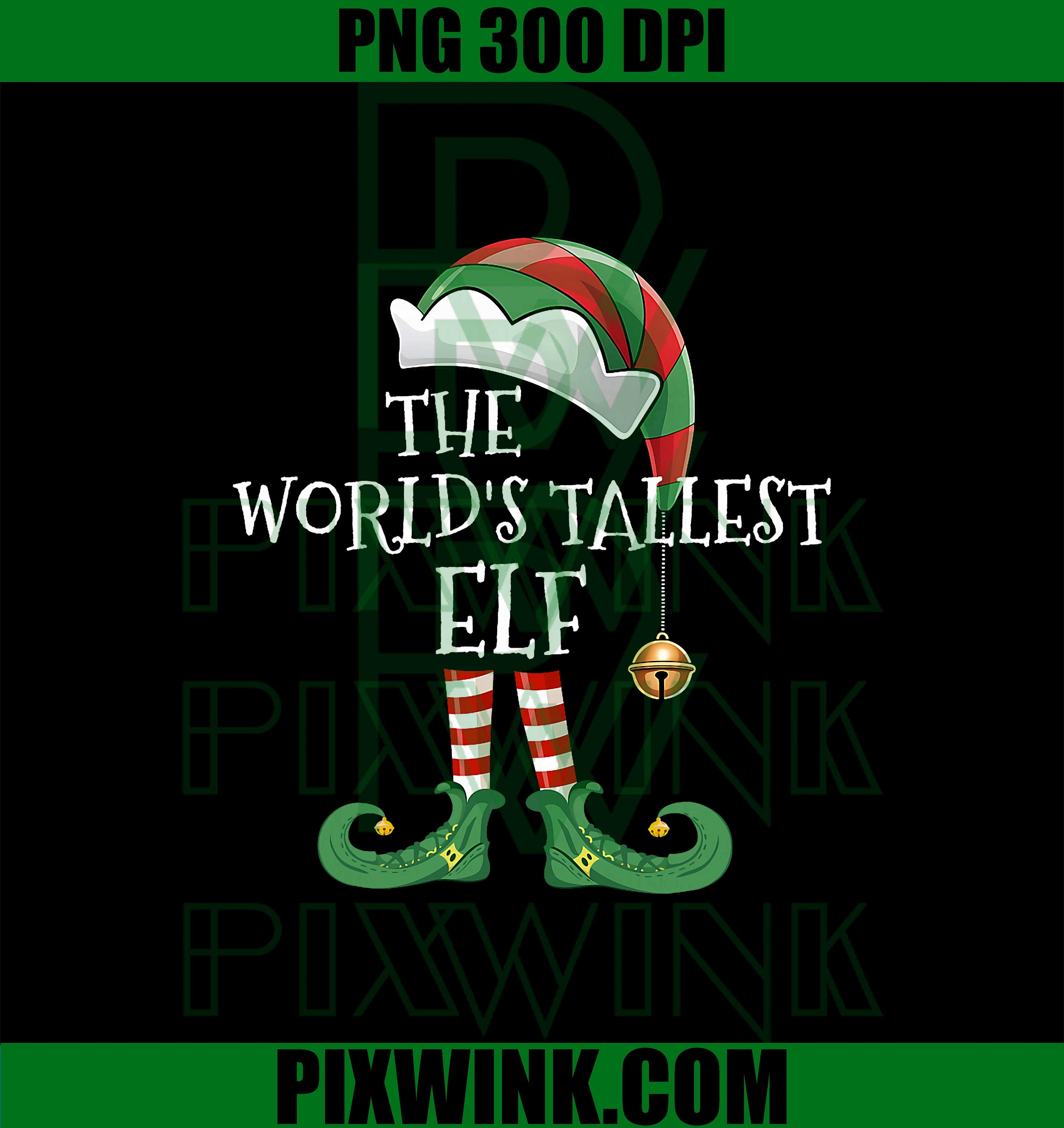 Xmas World's Tallest Elf PNG, Christmas Elf PNG
