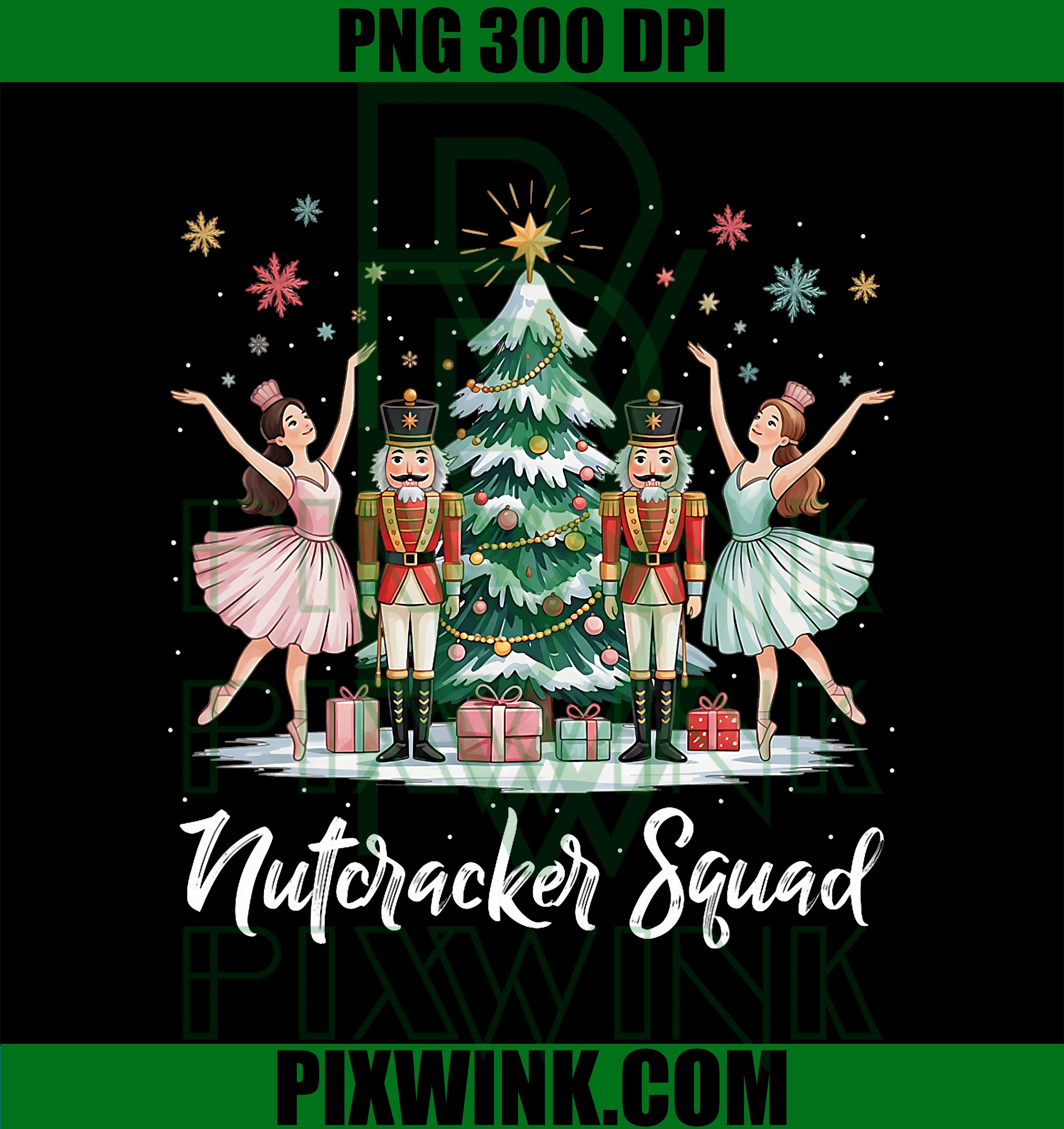 Christmas Nutcracker Squad Ballet Dance PNG