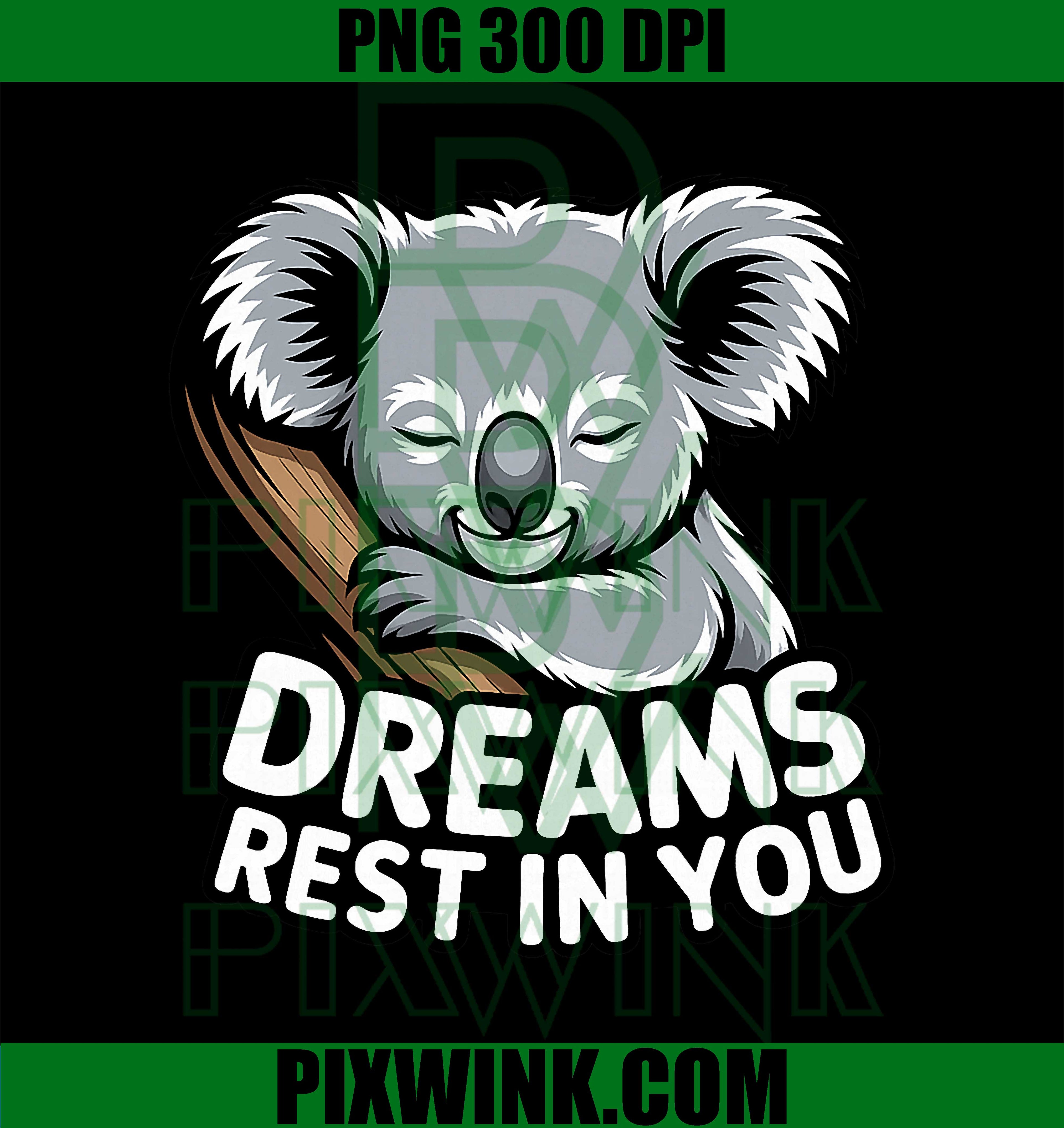 Cute Koala Bear Design PNG, Koala Lover and Koala PNG
