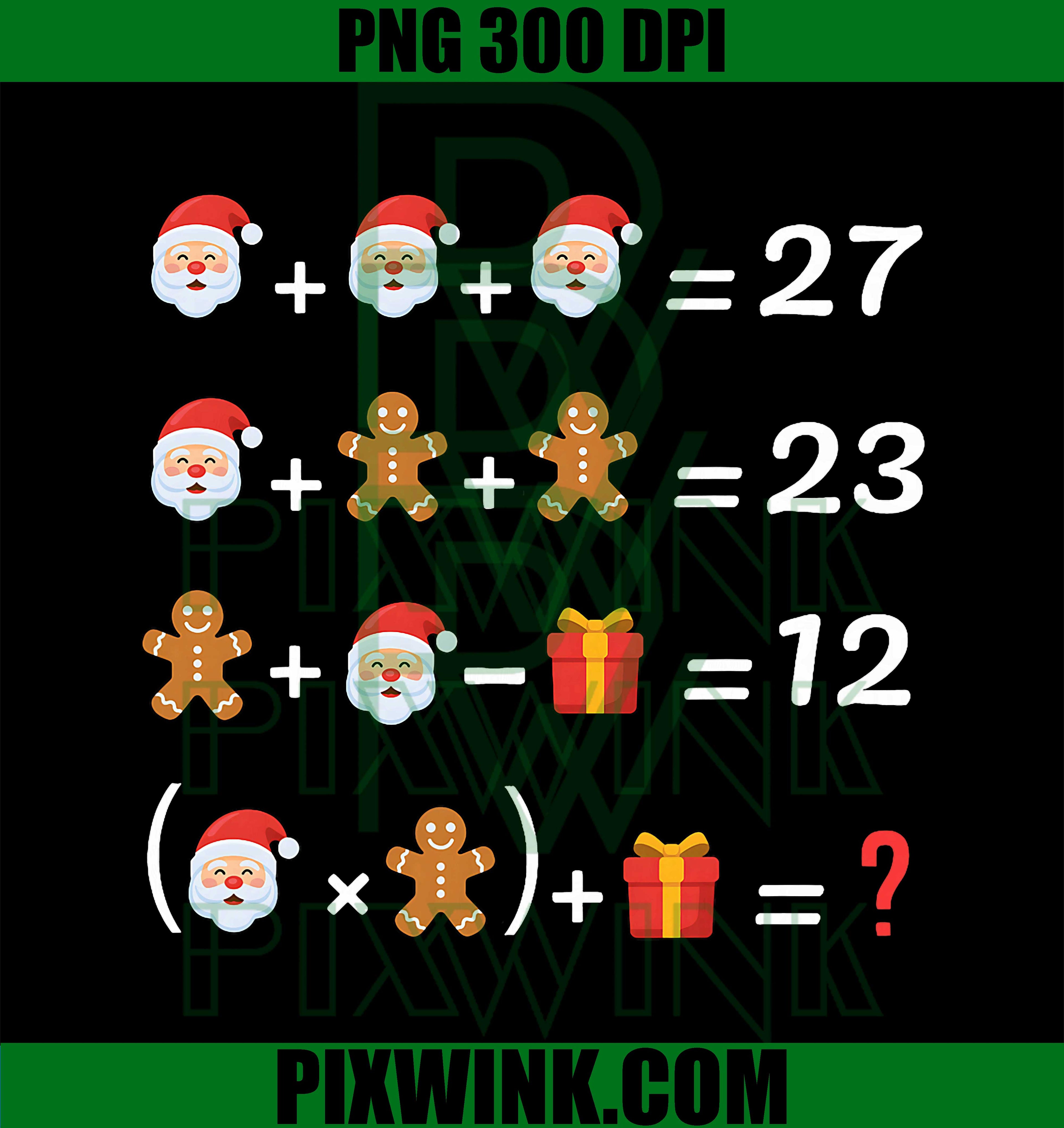 Funny 67 Meme Christmas Math Teacher Santa Six Seven PNG