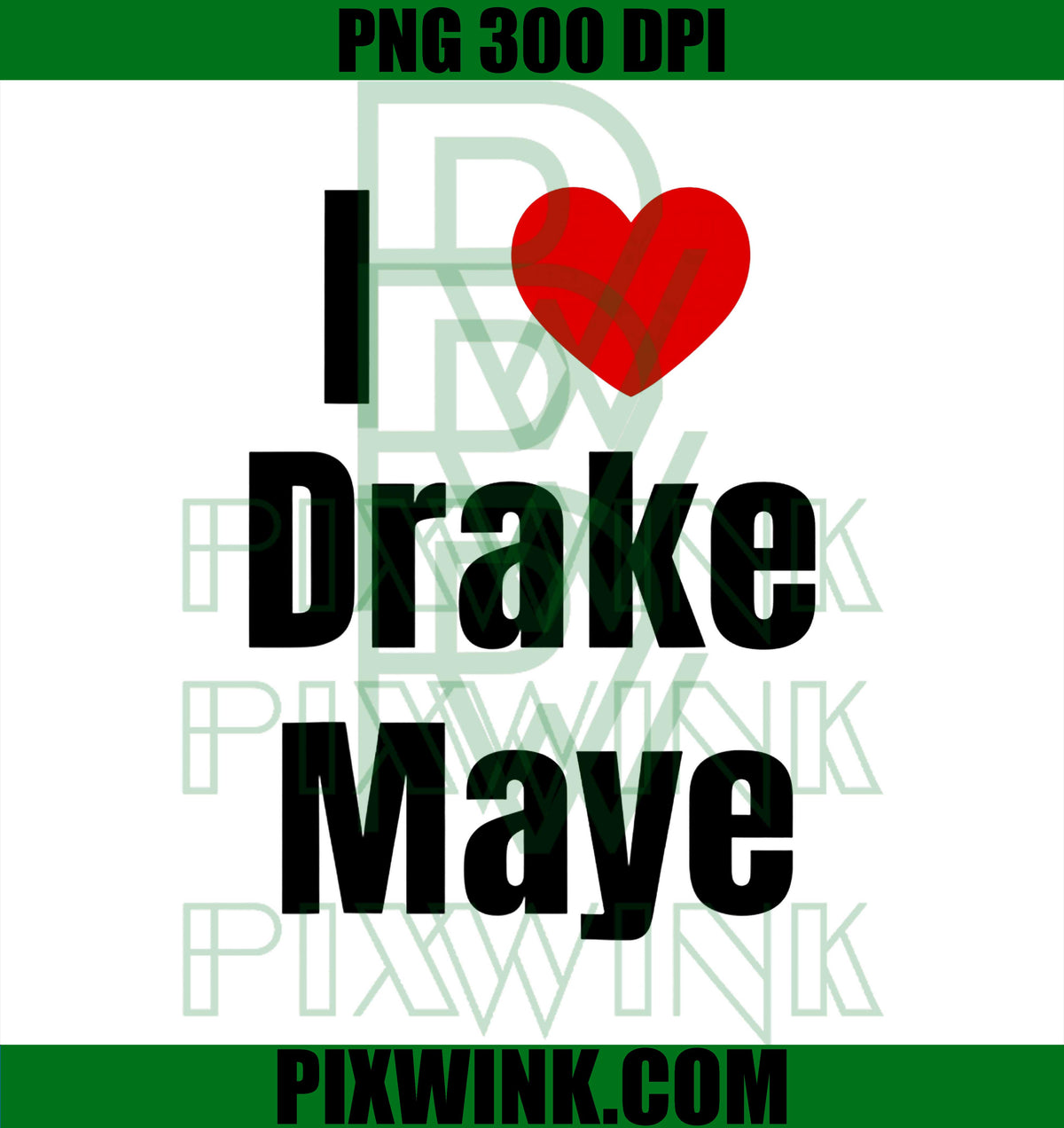 I Love Drake Maye QB Football Fan Vintage Tee for Men Youth PNG