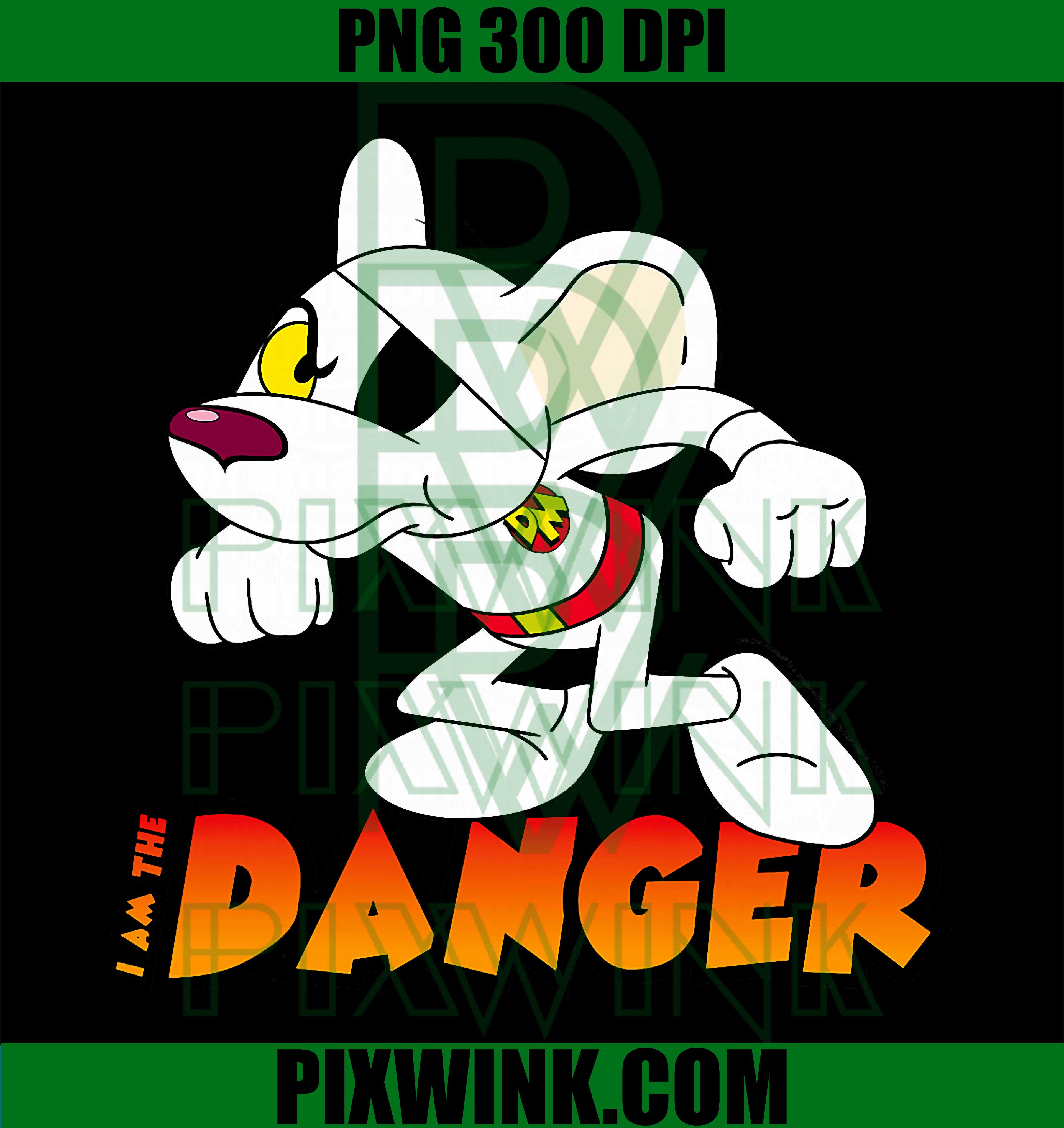 Danger Mouse I Am The Danger PNG, Retro Cartoon Quote Graphic PNG