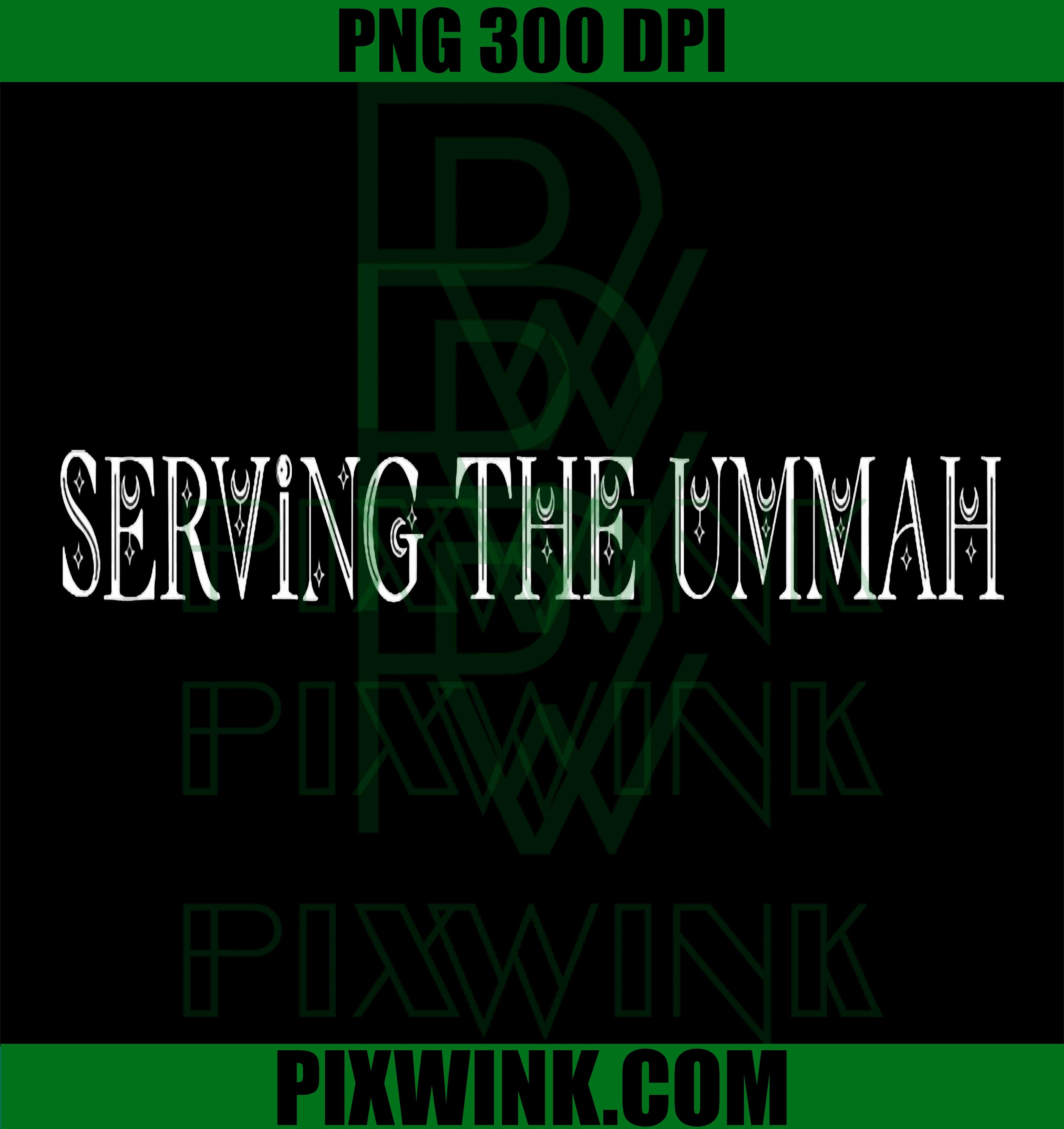Serving The Ummah Islamic Crescent Moon PNG, Muslim Faith Symbol PNG
