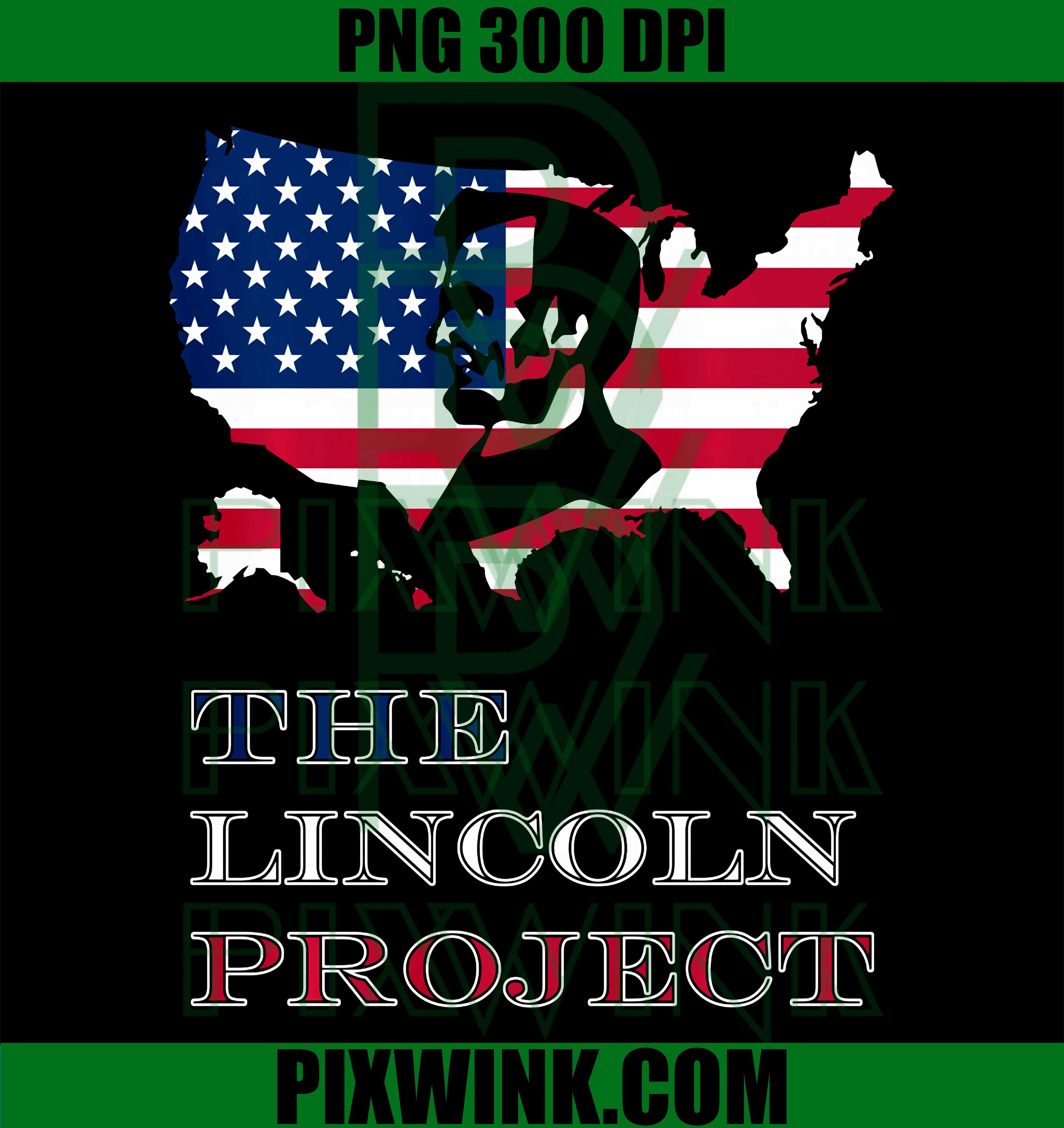 The Lincoln Project Save USA PNG, Abraham Lincoln Political Quote PNG