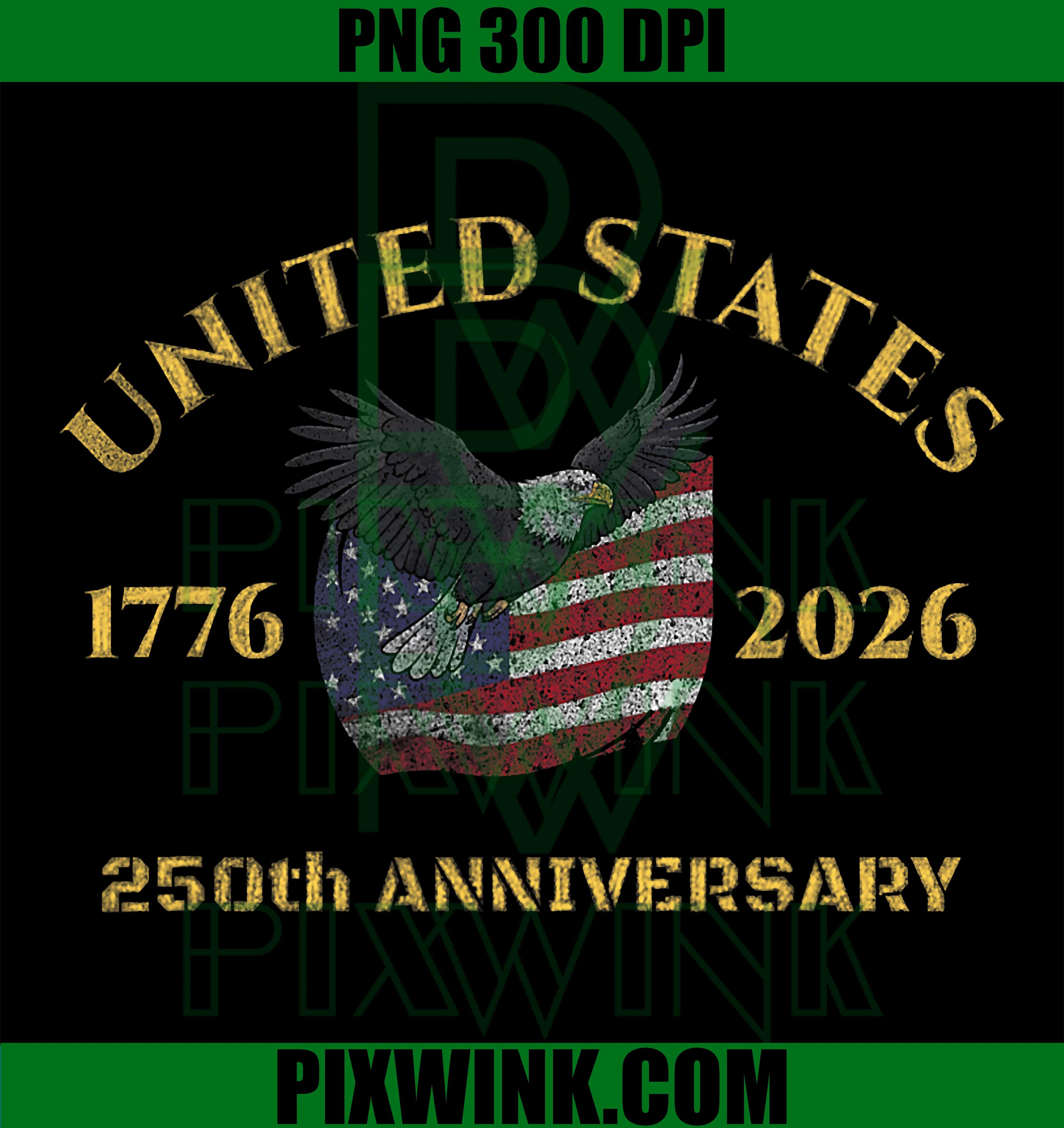 USA 250th Anniversary PNG, Patriotic Semiquincentennial 1776 2026 PNG