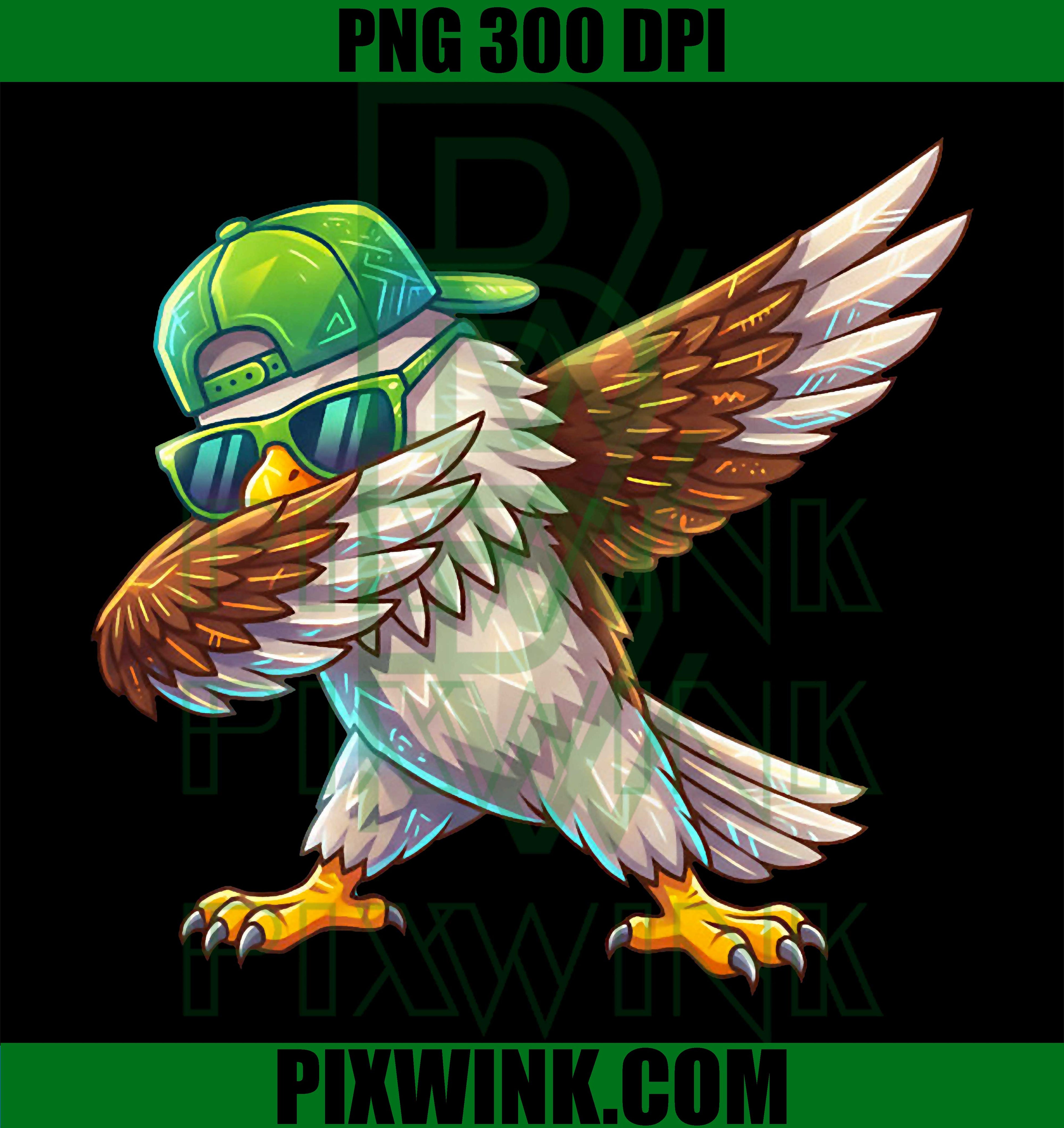 Retro Animal Sea Hawk Dabbing PNG, Cute Slay Meme Design PNG