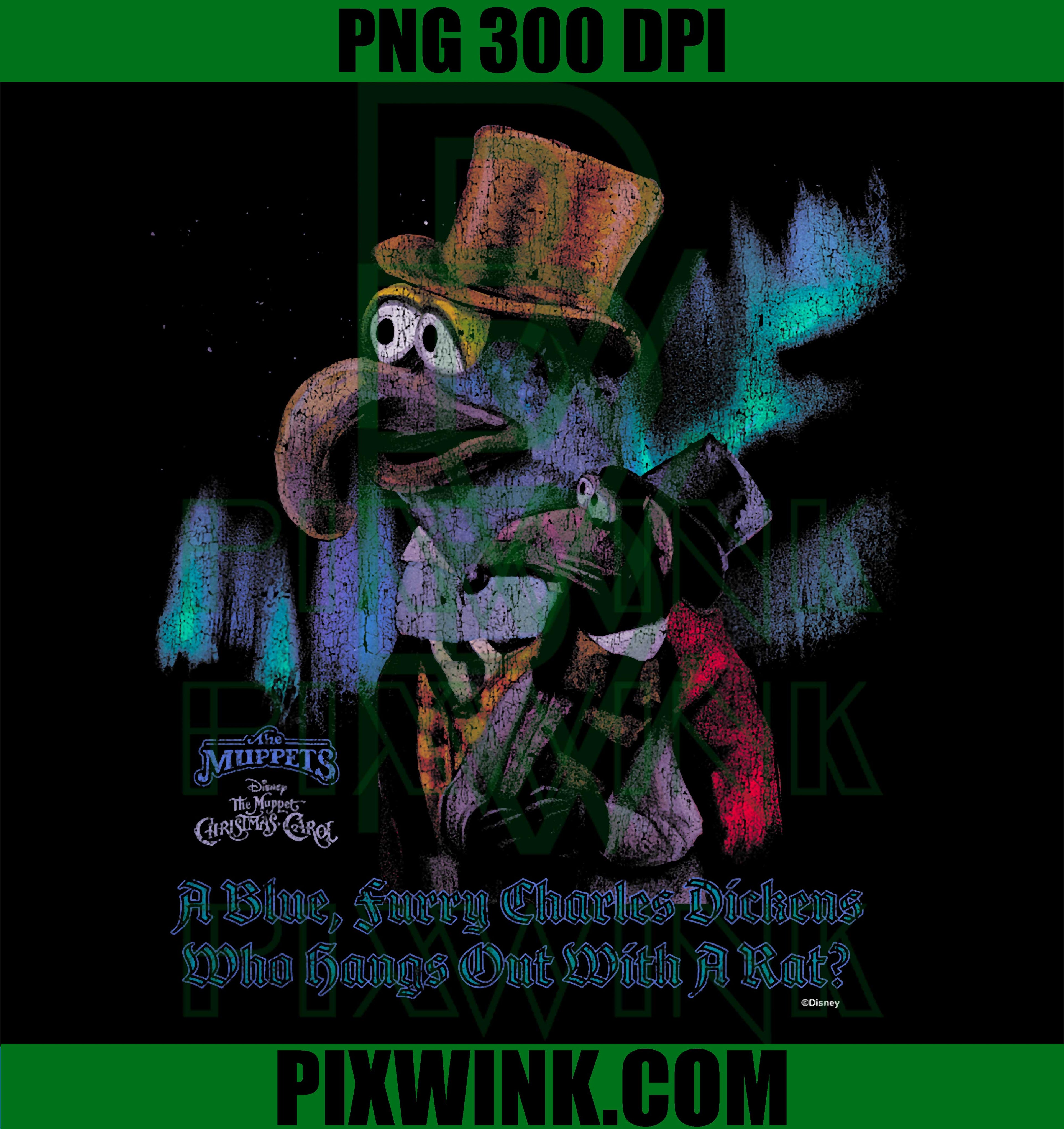 Disney The Muppet Christmas Carol Rizzo Gonzo Starry Light PNG