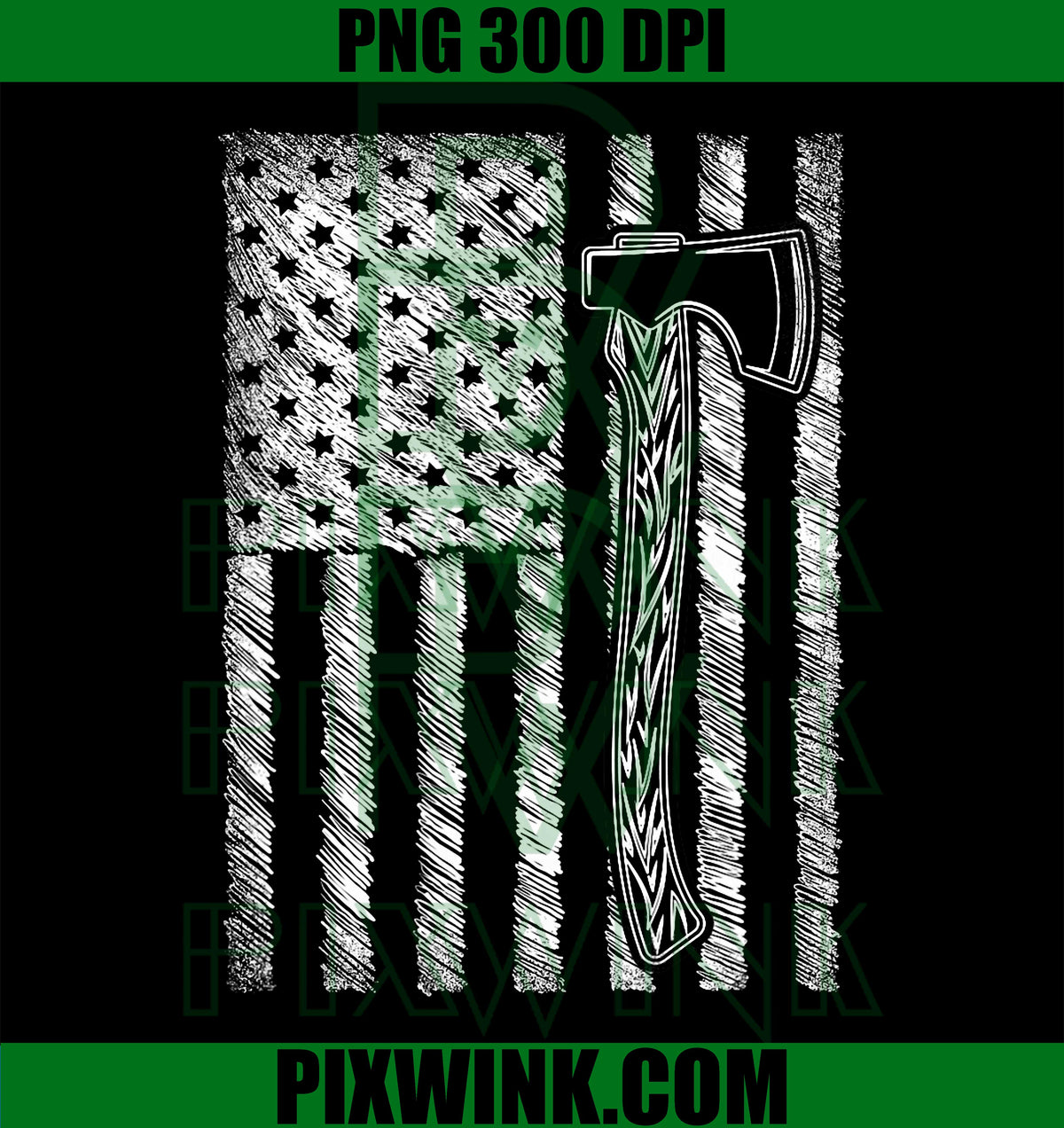 Vintage Woodworker US Flag Woodcutter, Carpenter PNG, Woodwork PNG