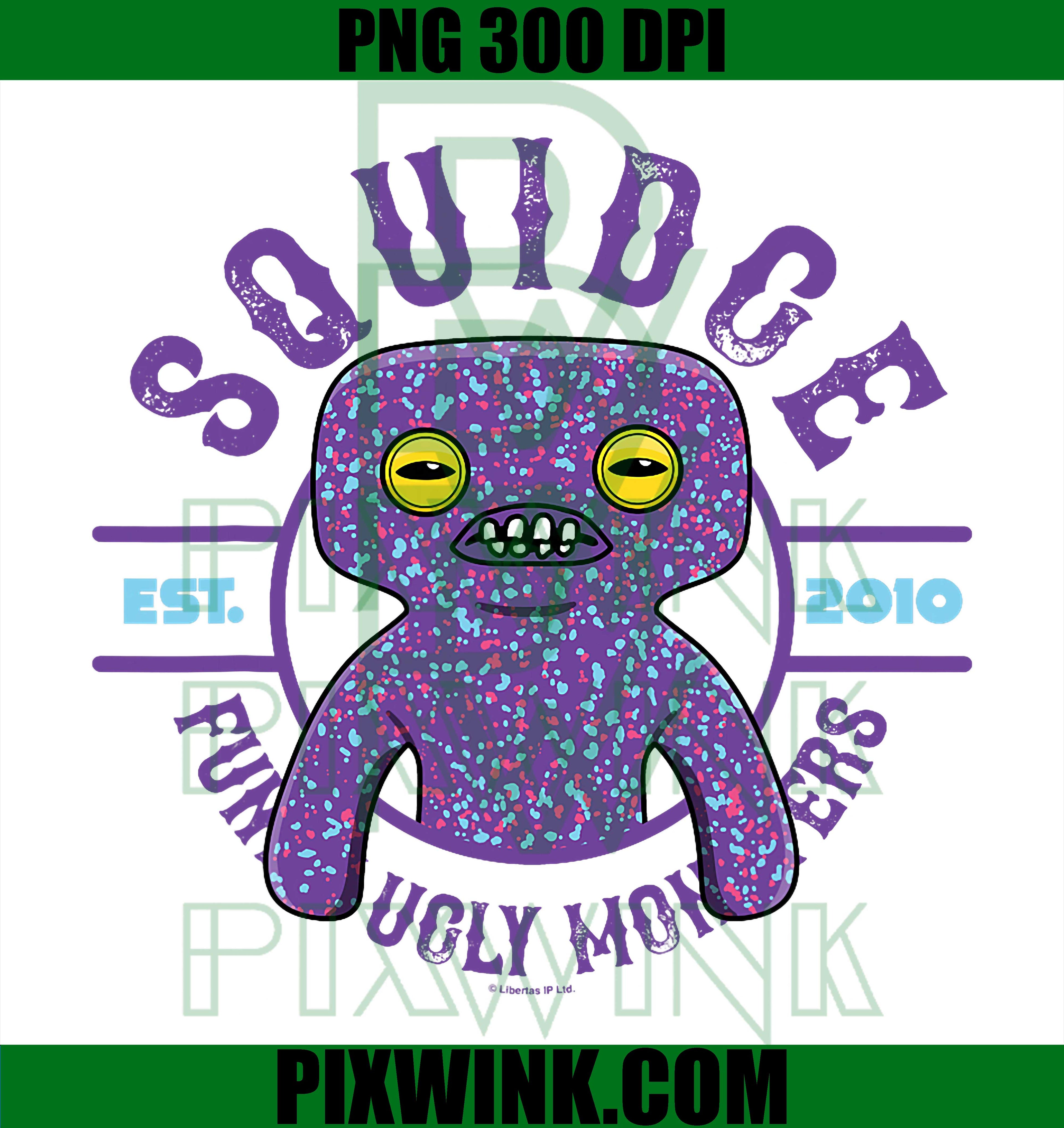 Squidge Laboratory PNG, Misfits Ugly Monsters PNG