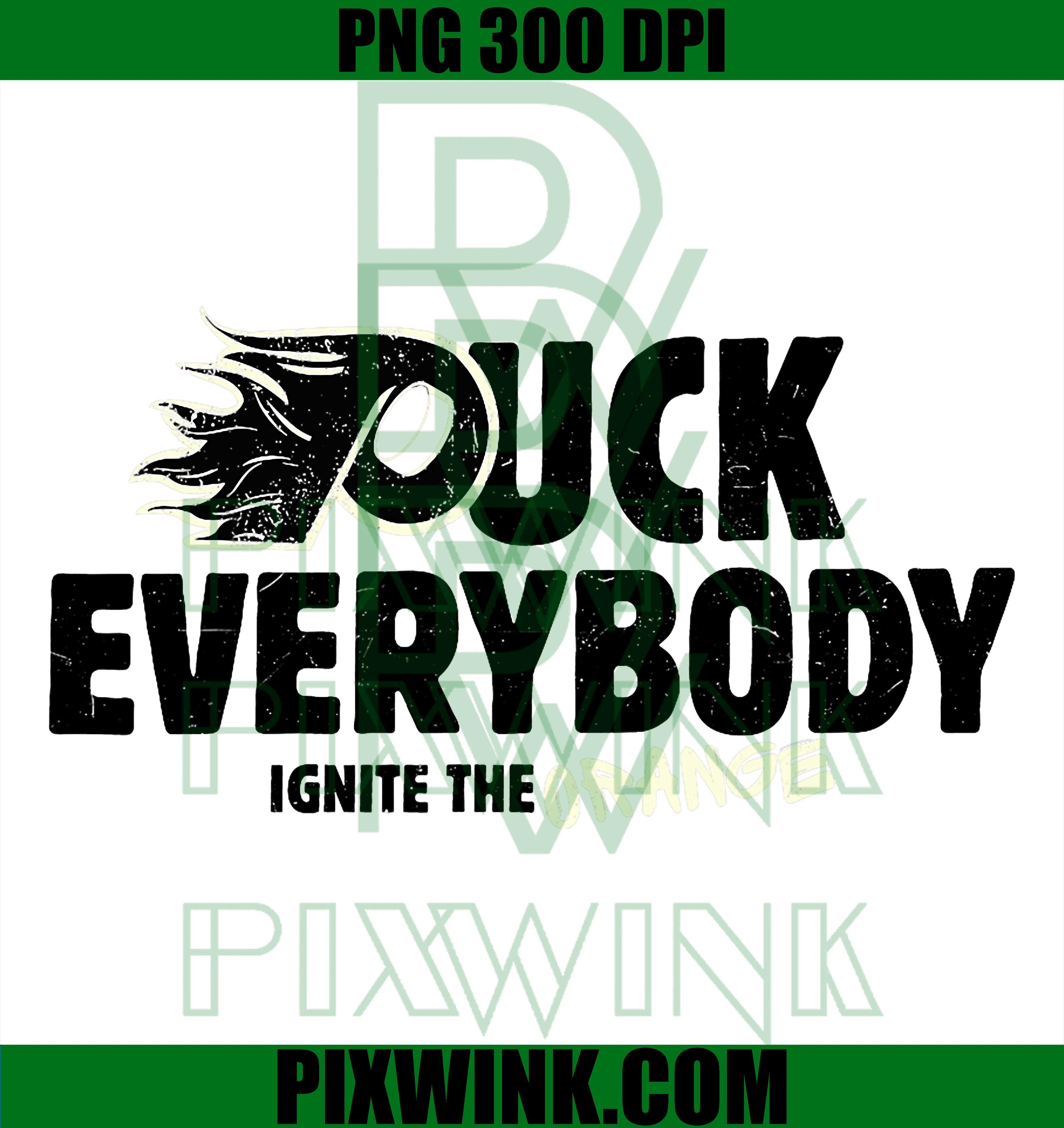Puck Everybody PNG, Flyers Vintage PNG Funny Hockey Fan Design