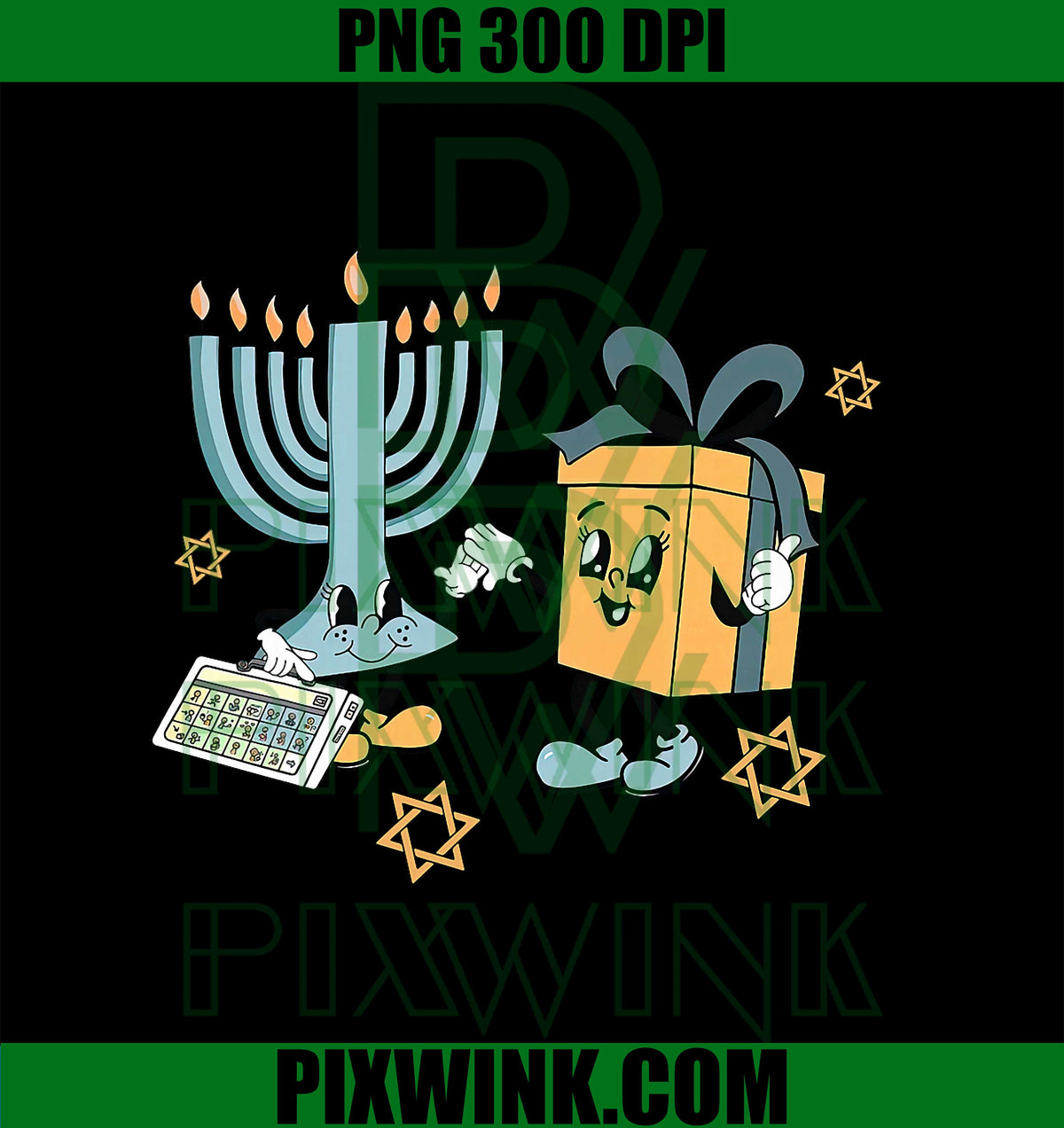 Hanukkah AAC Speech Therapist SLP Communication Acceptance PNG