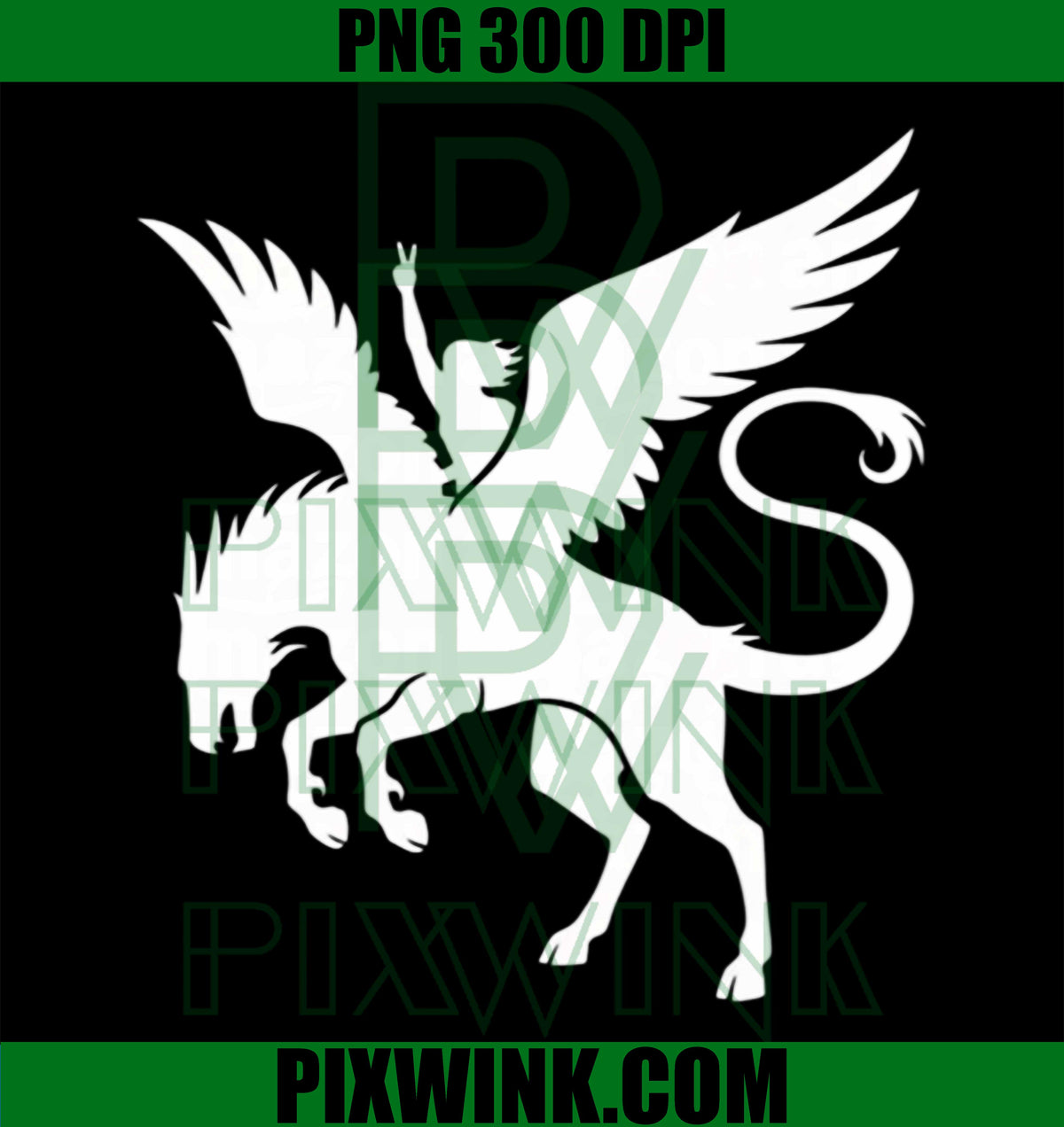 White Pegasus Griffin Rider Mythical, Fantasy Art PNG, Creature PNG