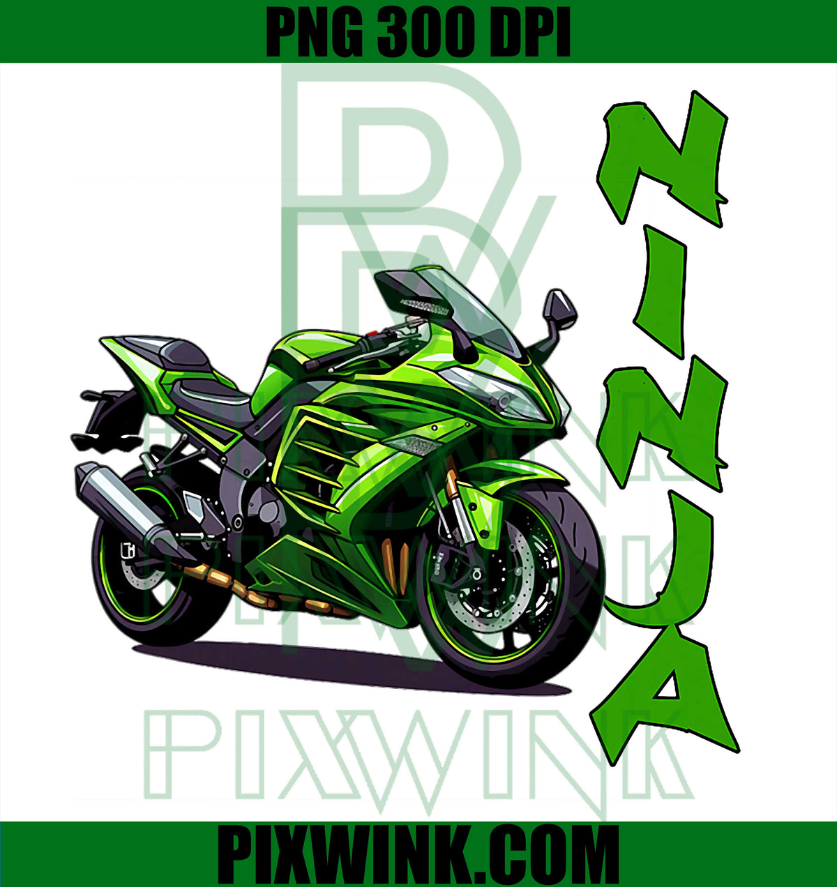 Ninja Motorcycle Sportbike PNG