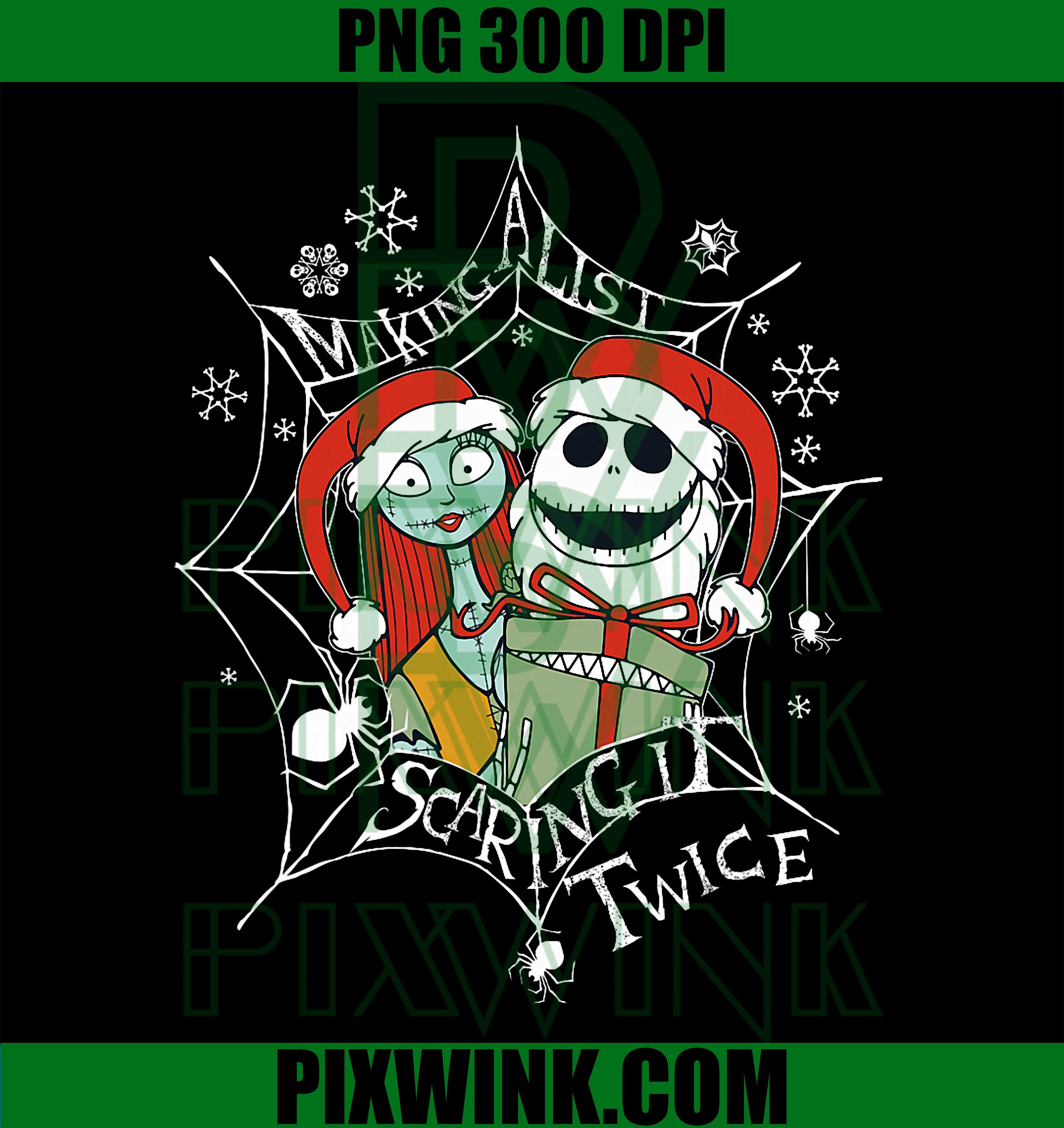 Disney The Nightmare Before Christmas Christmas Edition PNG