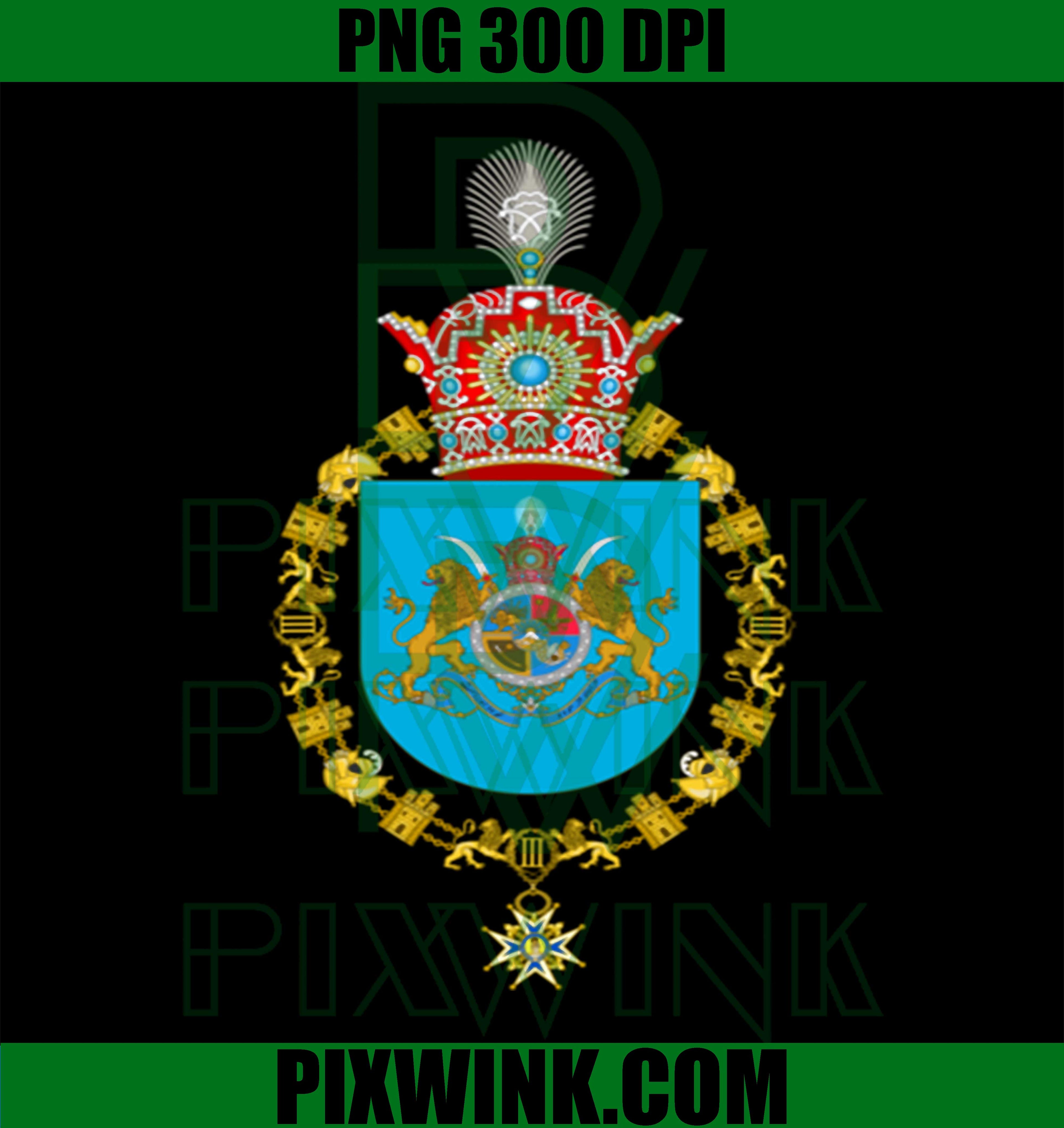 Iran Historic Royal Coat Of Arms PNG, Persian Lion And Sun PNG, Persian Crest PNG