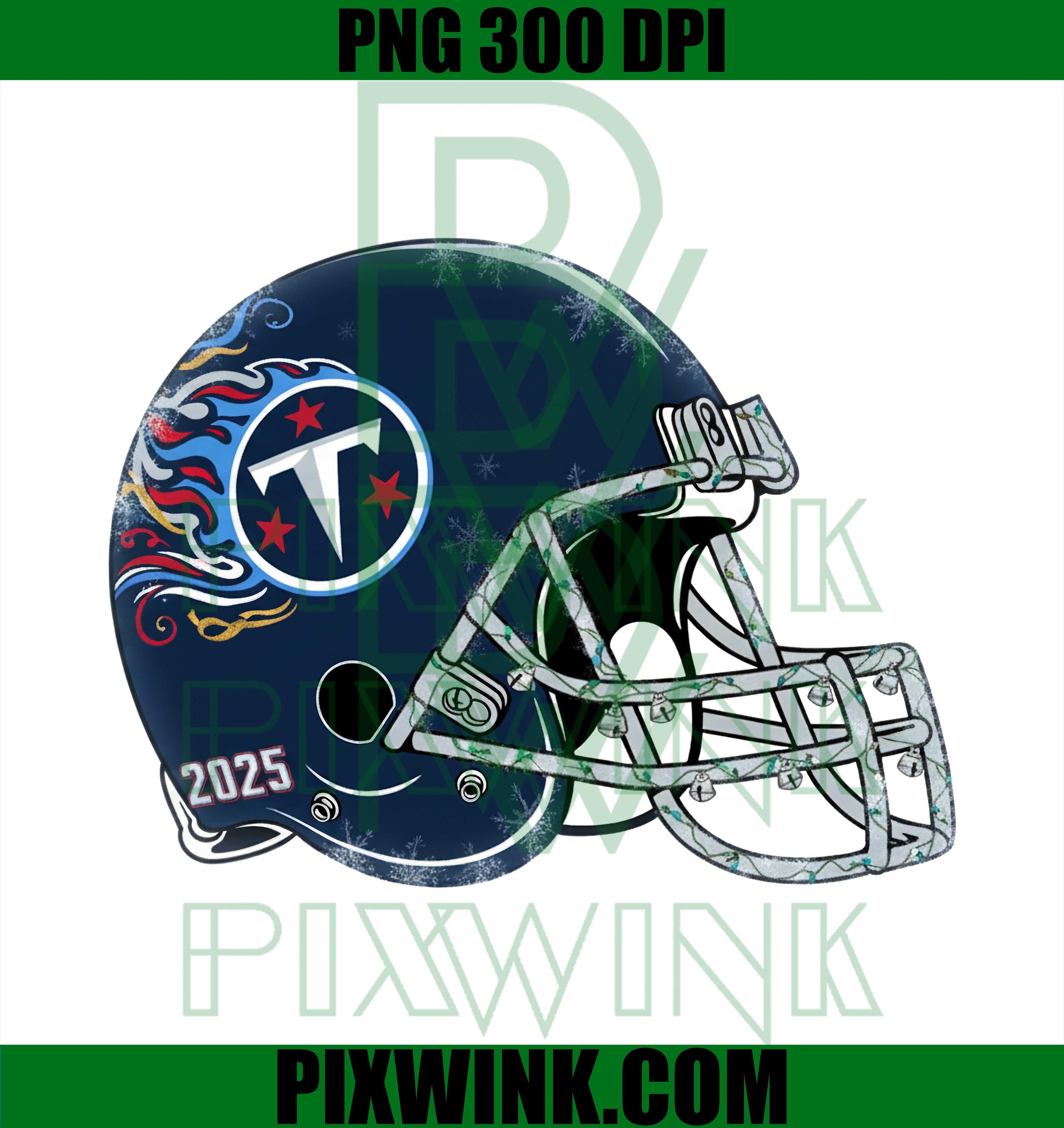 Tennessee Titans Christmas 2025, Football Helmet PNG